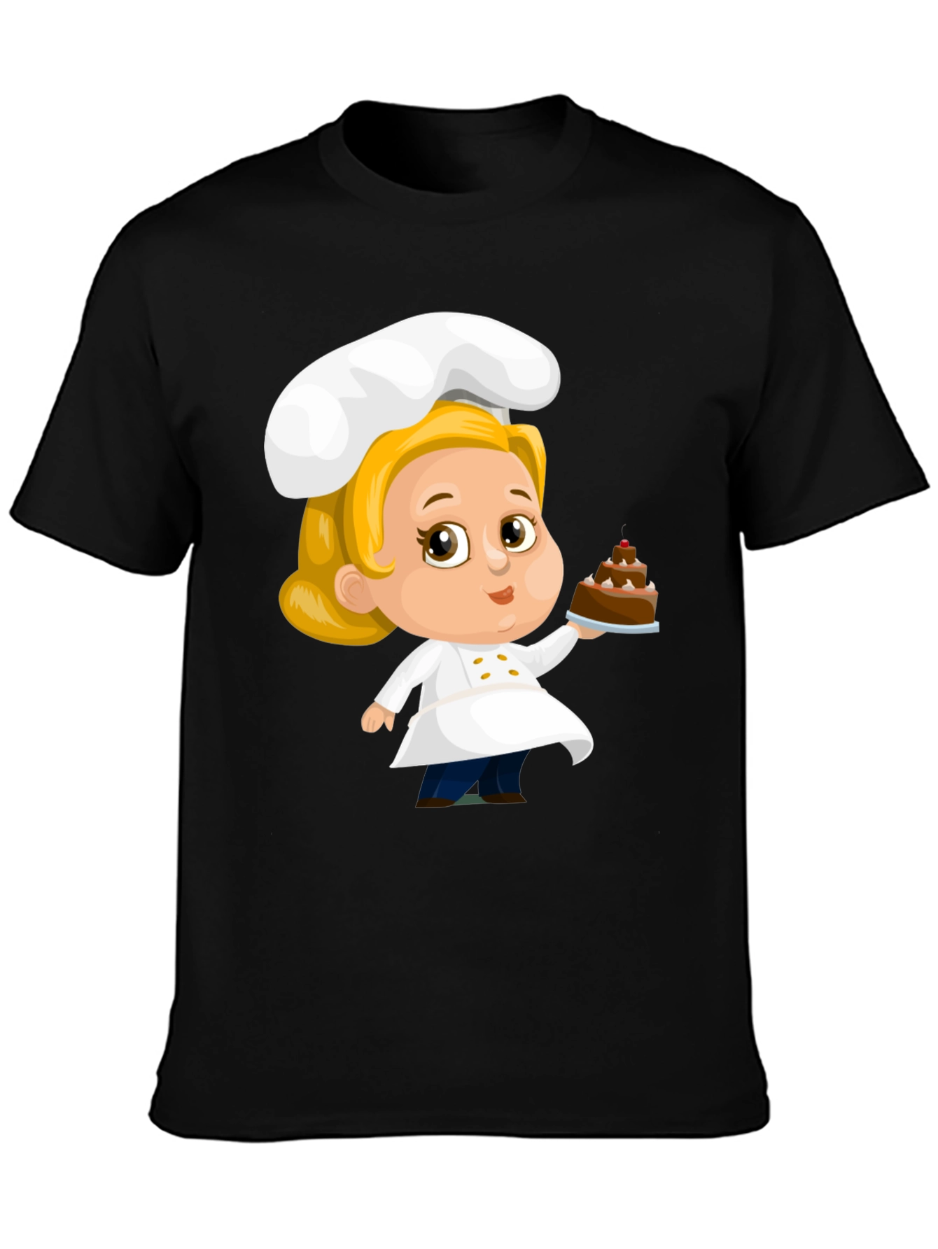Chef Cartoon Graphic T-Shirt