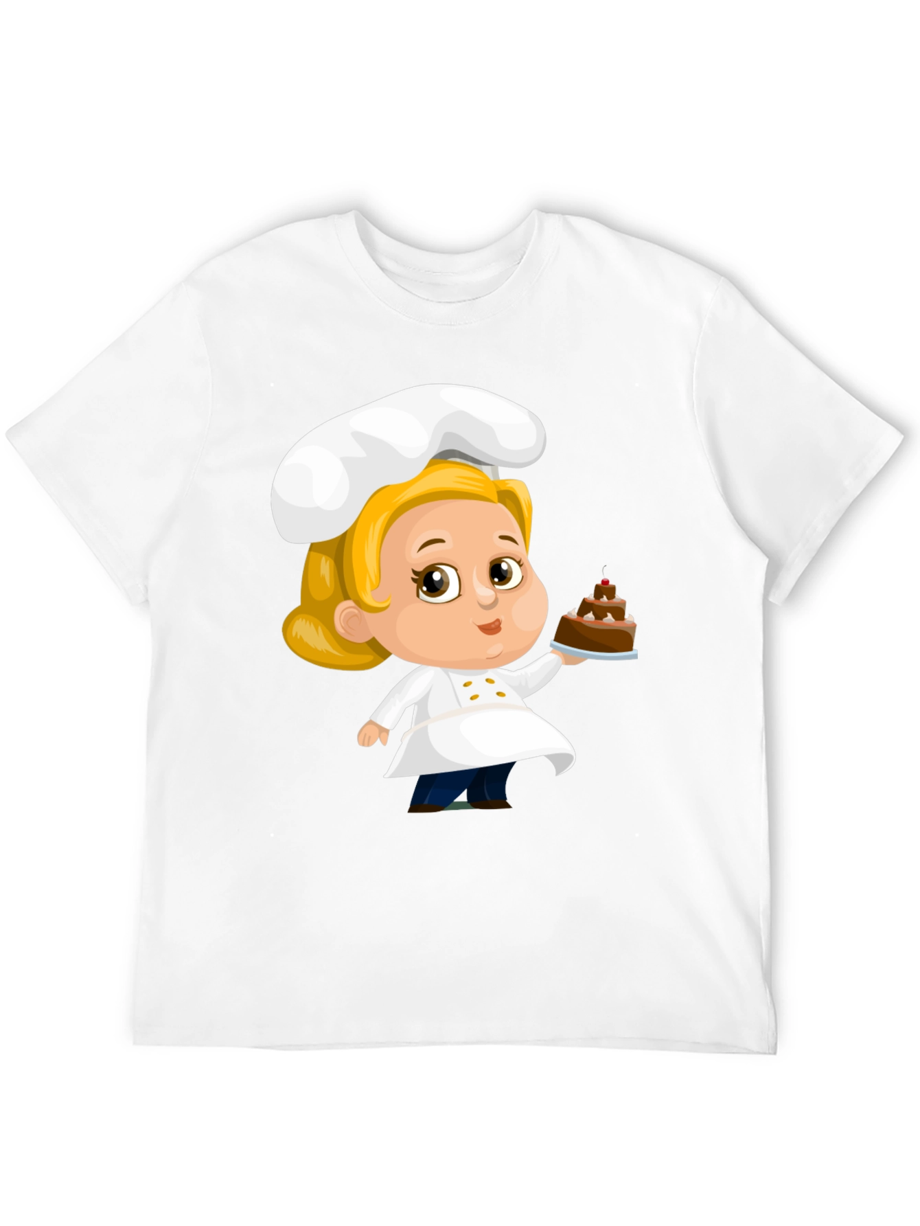 Chef Cartoon Graphic T-Shirt