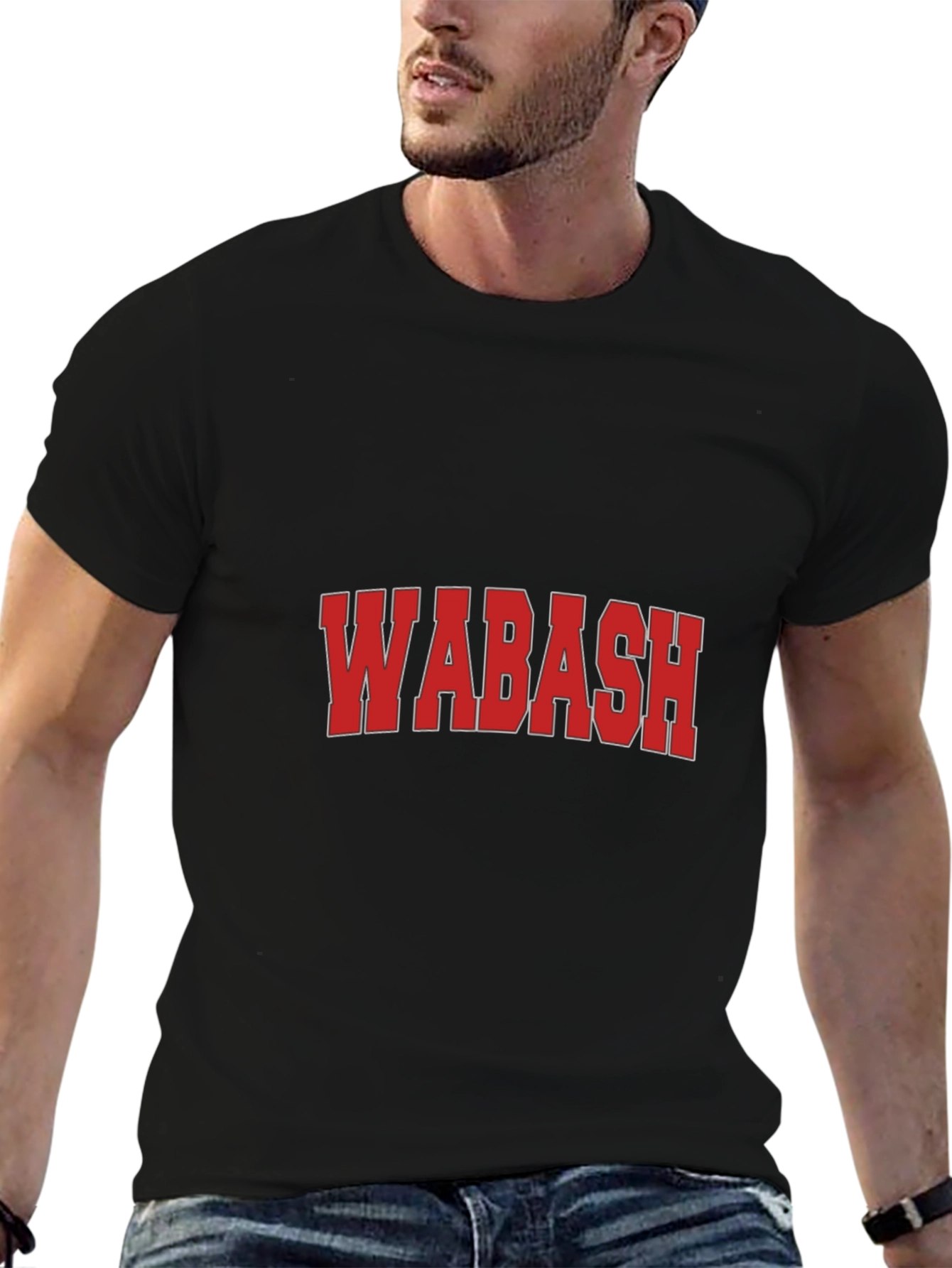Wabash Graphic T-Shirt - Classic College Style