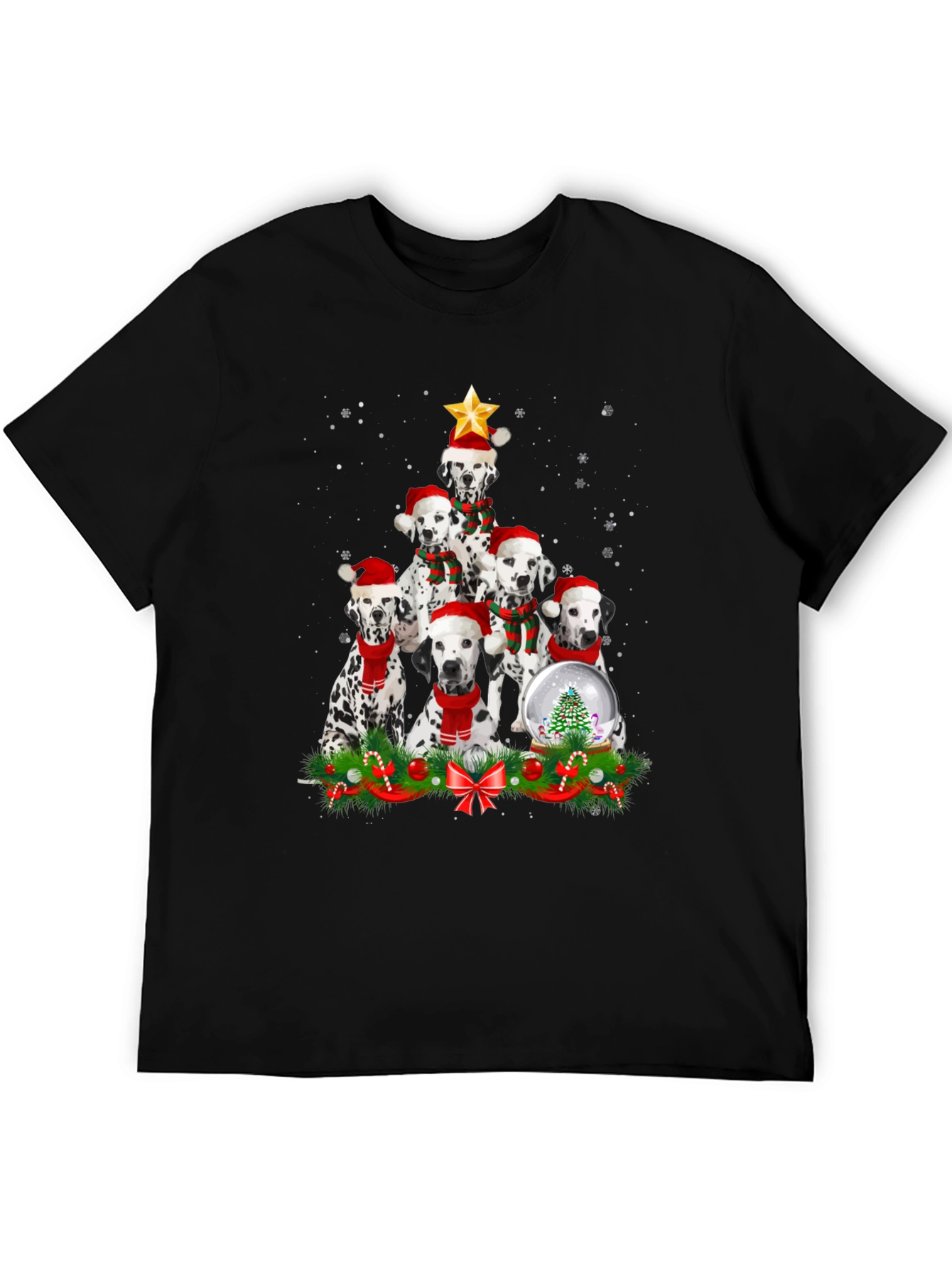 Dalmatian Christmas Tree T-Shirt