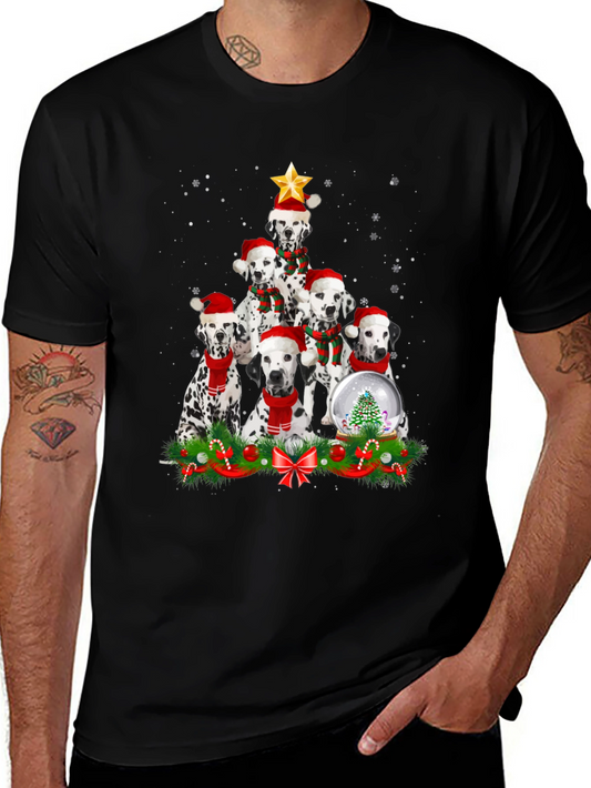 Dalmatian Christmas Tree T-Shirt