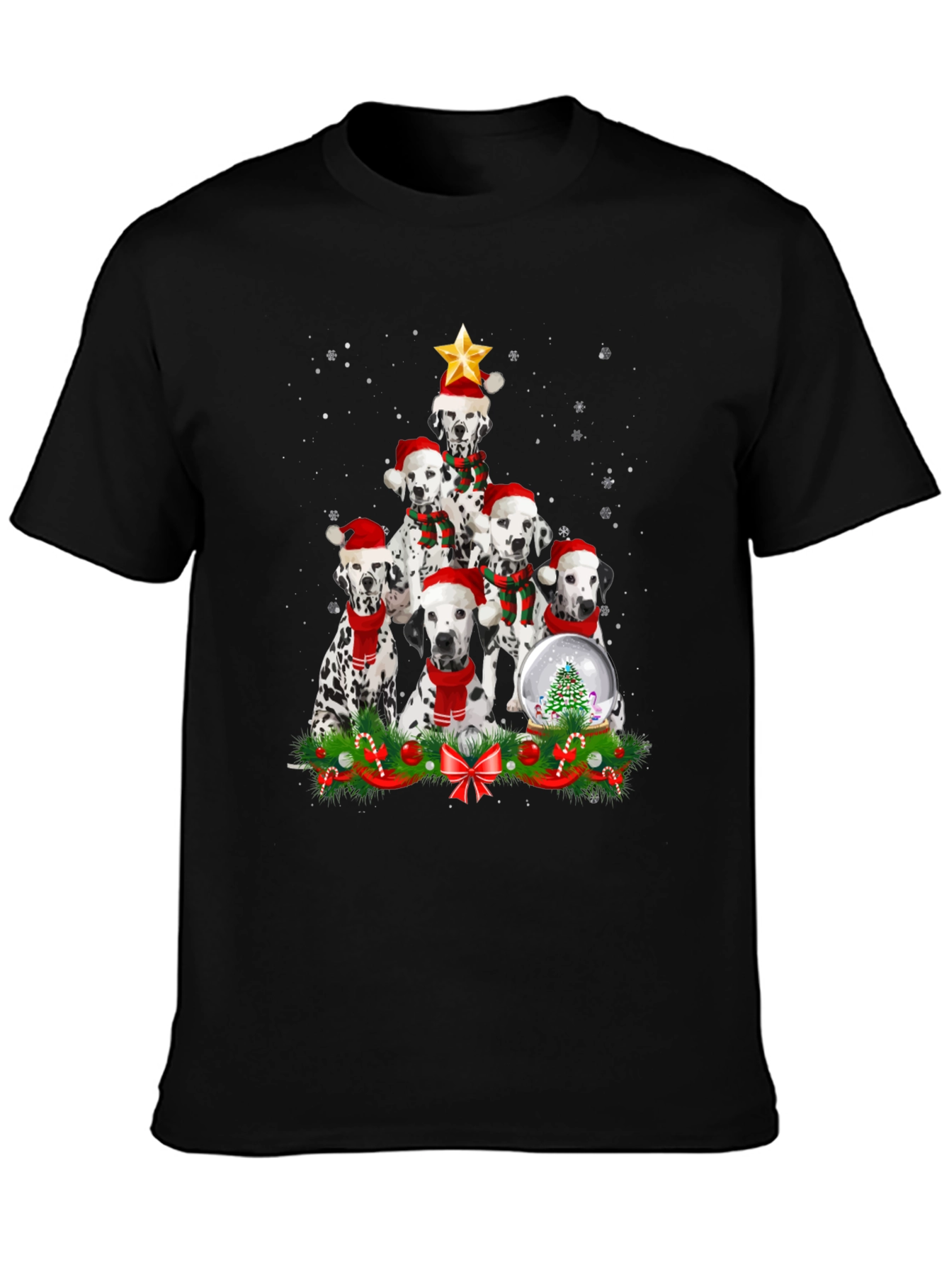 Dalmatian Christmas Tree T-Shirt