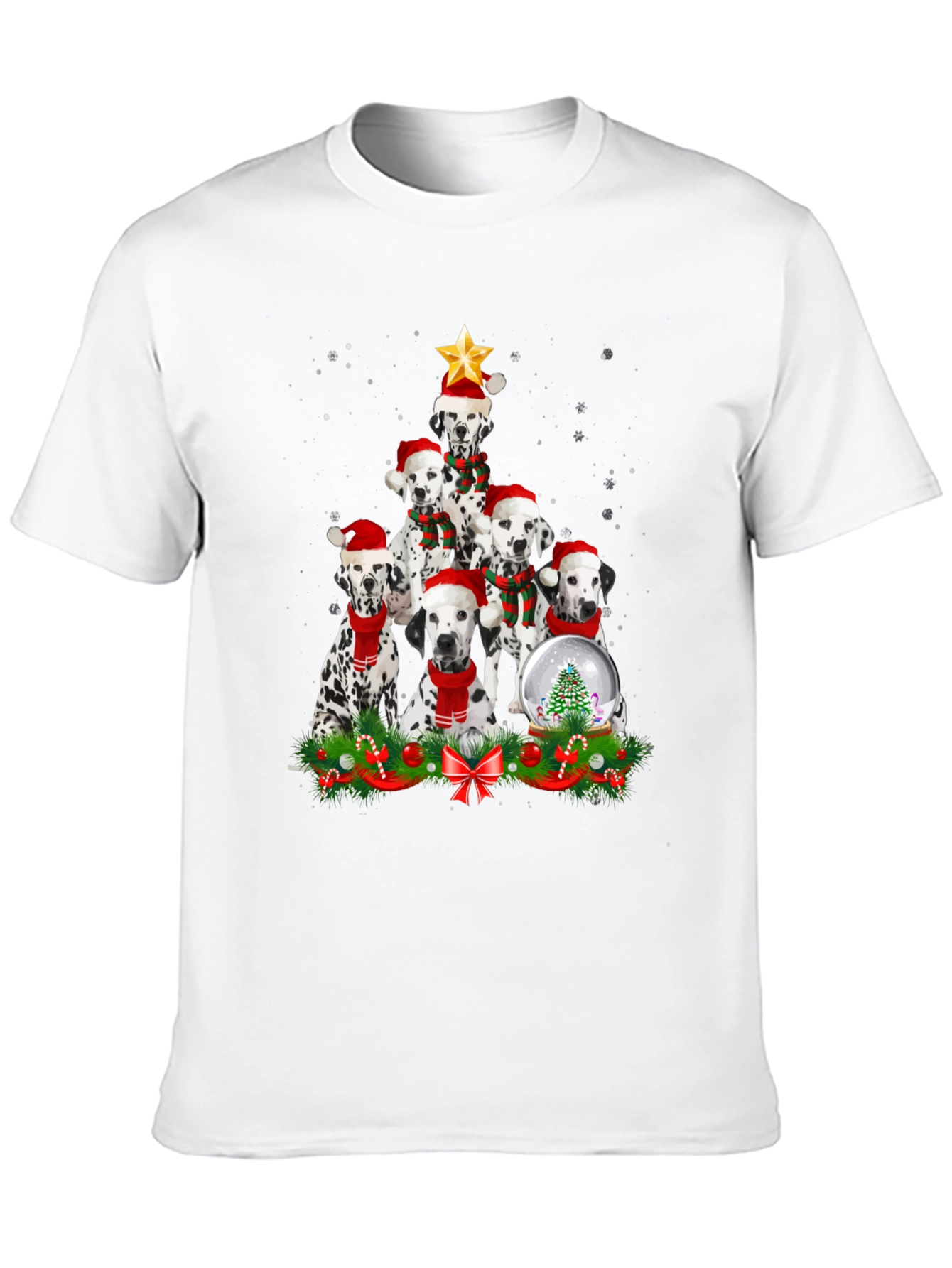 Dalmatian Christmas Tree T-Shirt