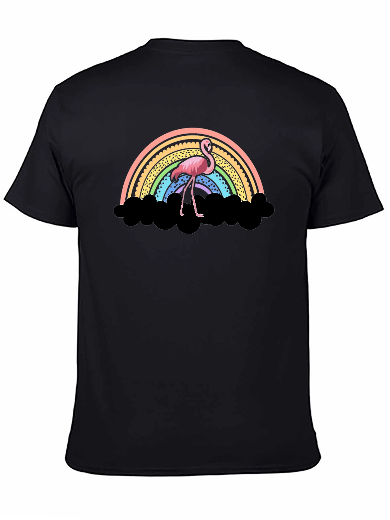Flamingo Rainbow T-Shirt - Unique Graphic Tee
