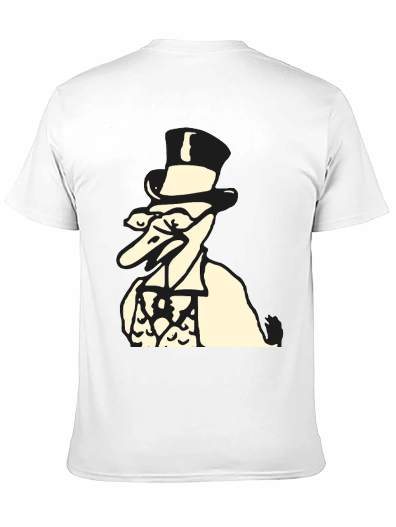 Top Hat Duck Black T-Shirt