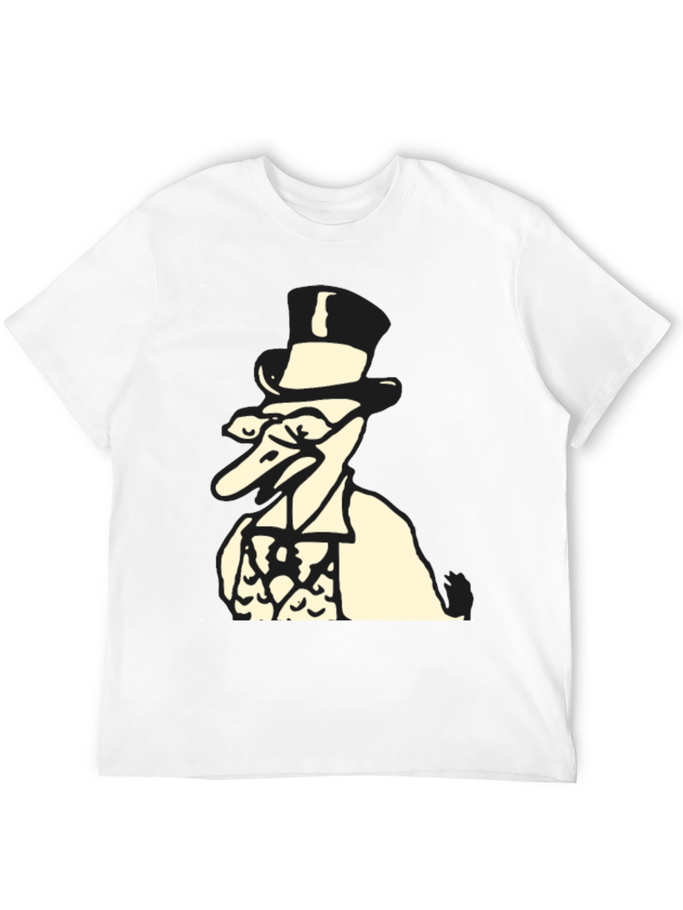 Top Hat Duck Black T-Shirt