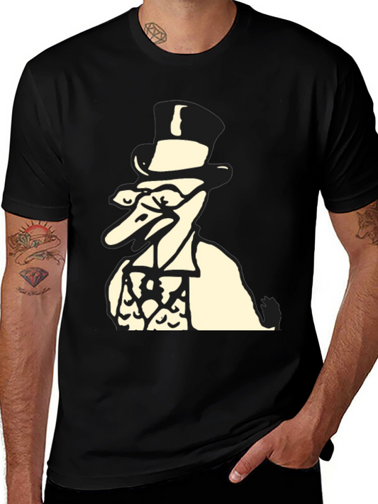 Top Hat Duck Black T-Shirt