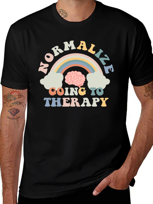 Normalize Going to Therapy Graphic Tee