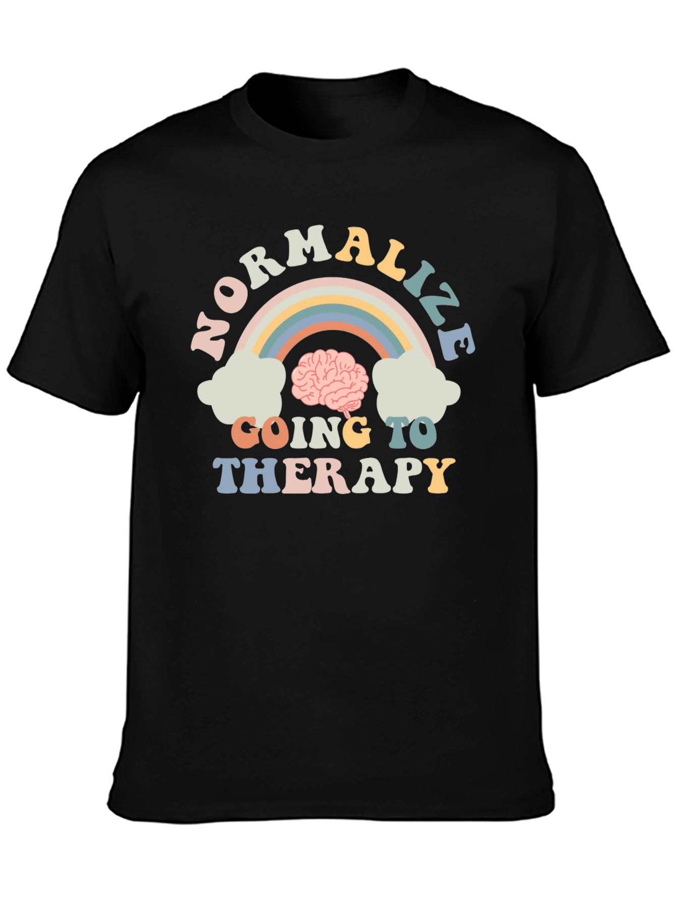 Normalize Going to Therapy Graphic Tee
