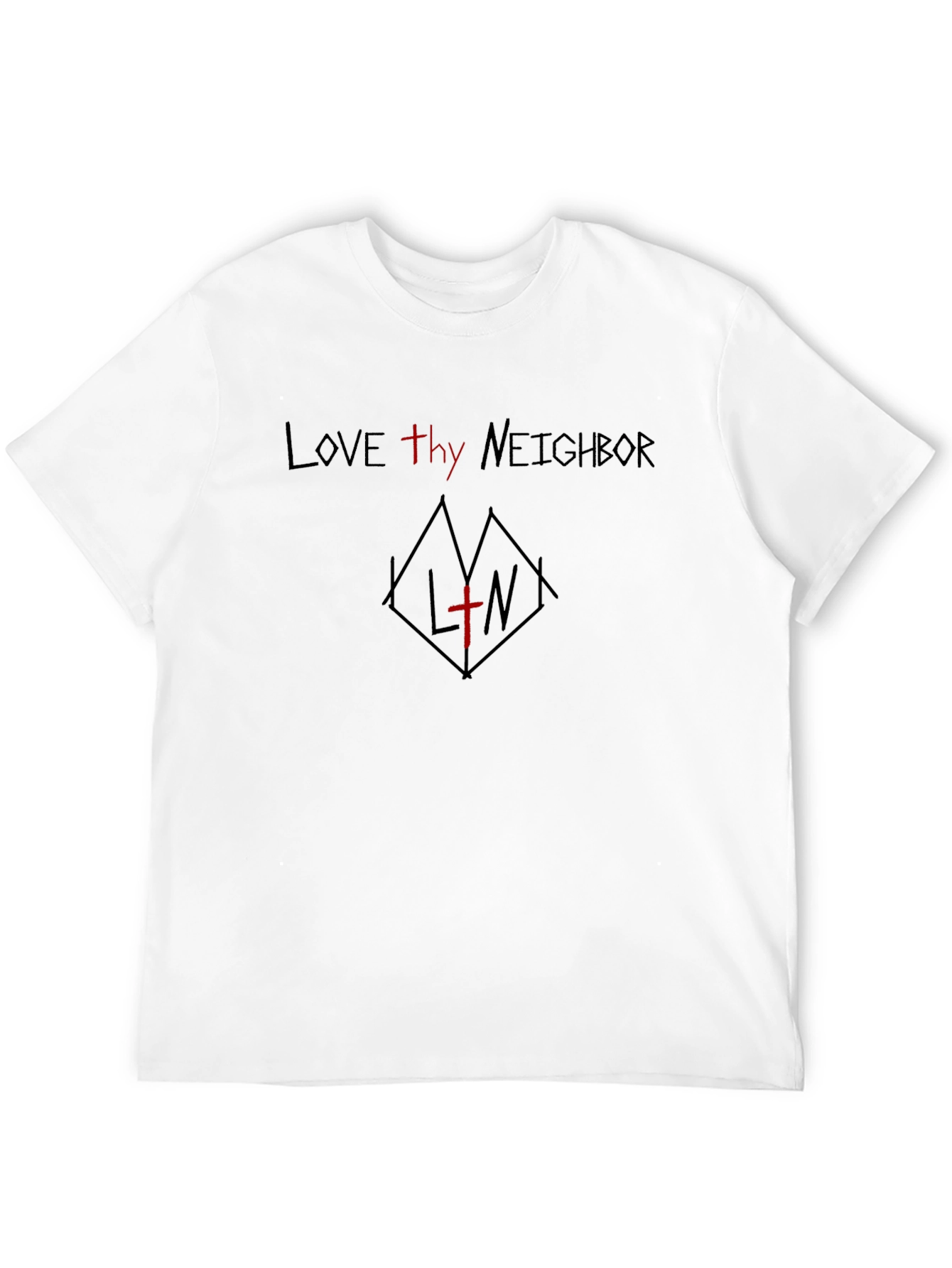 Love Thy Neighbor Black T-Shirt