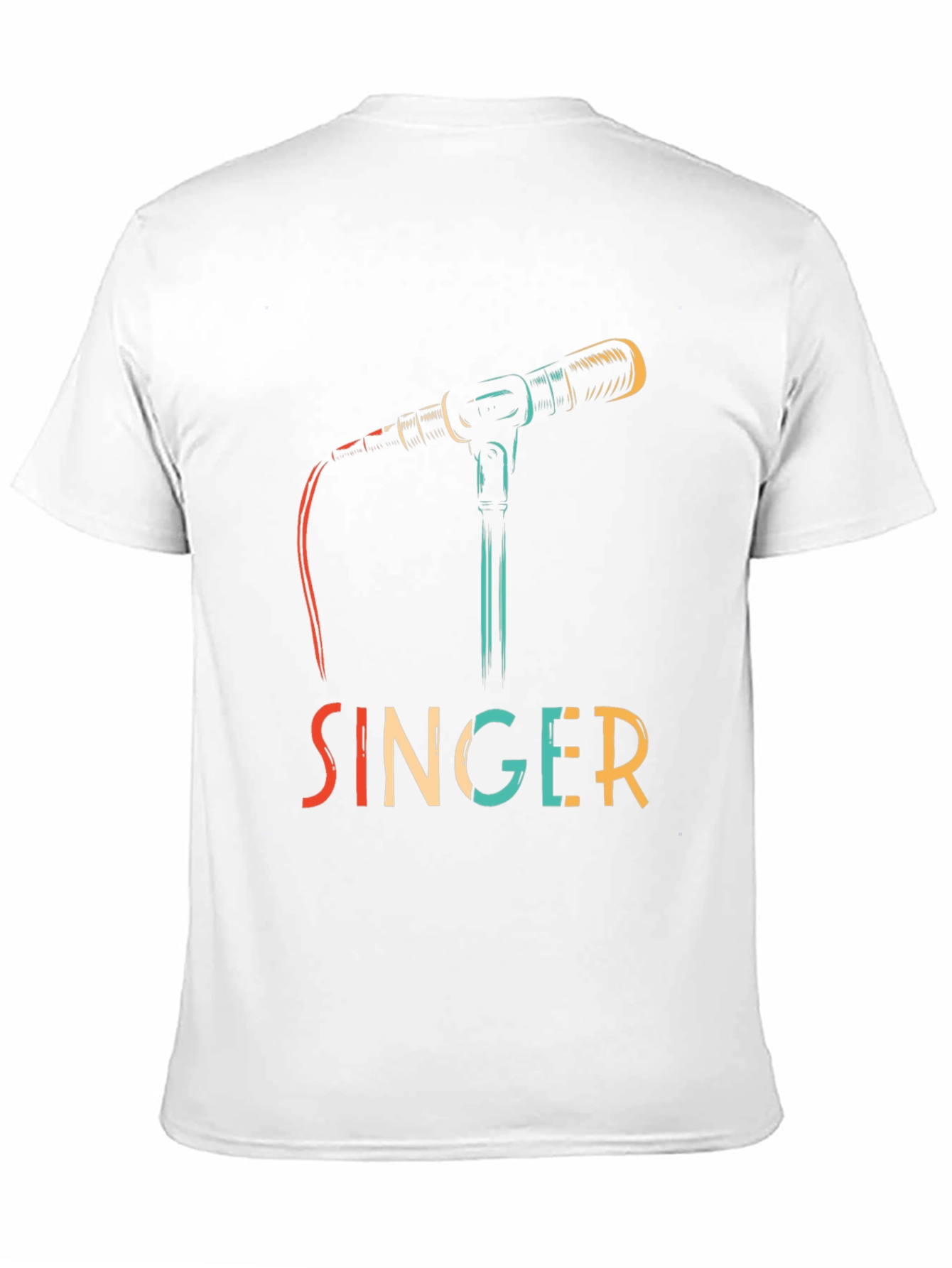 Singer Microphone Graphic Tee