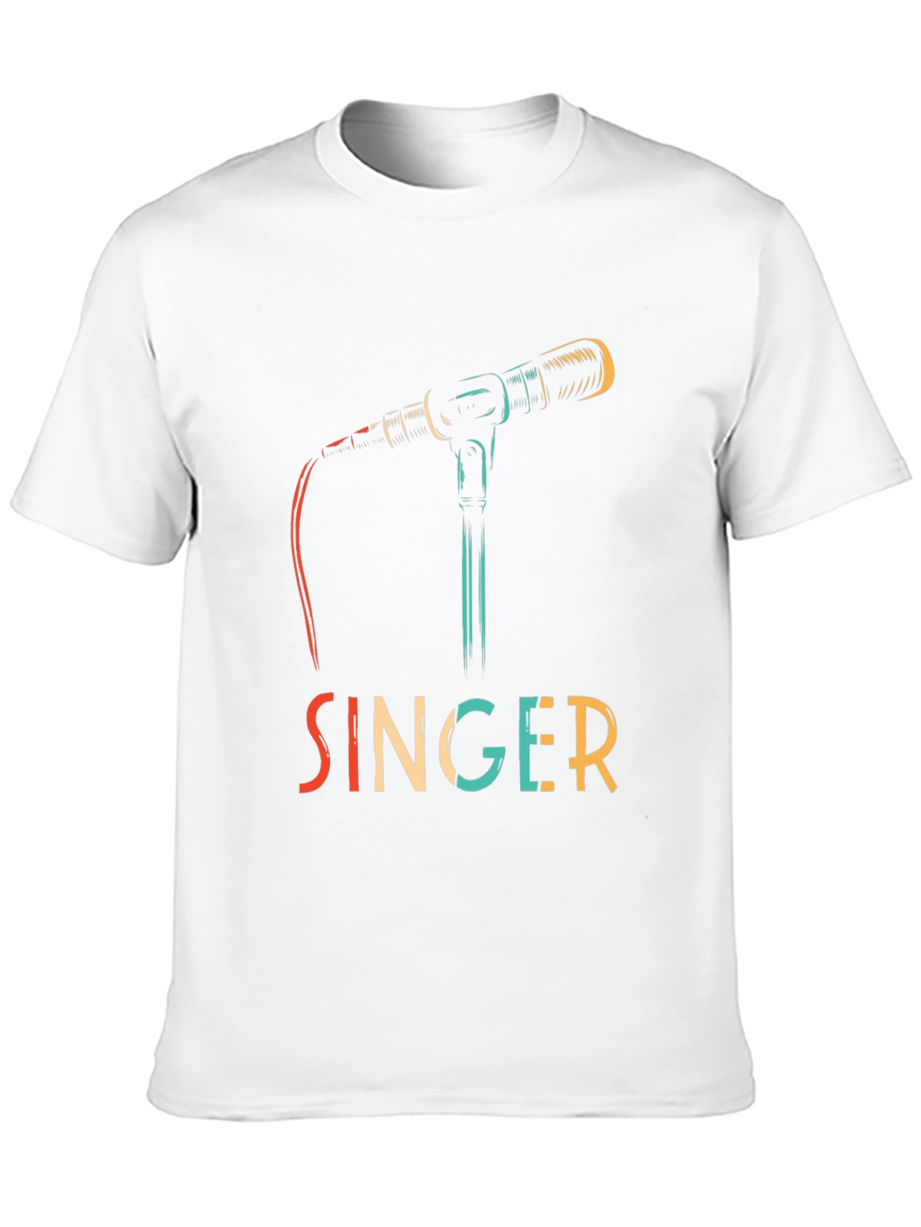 Singer Microphone Graphic Tee
