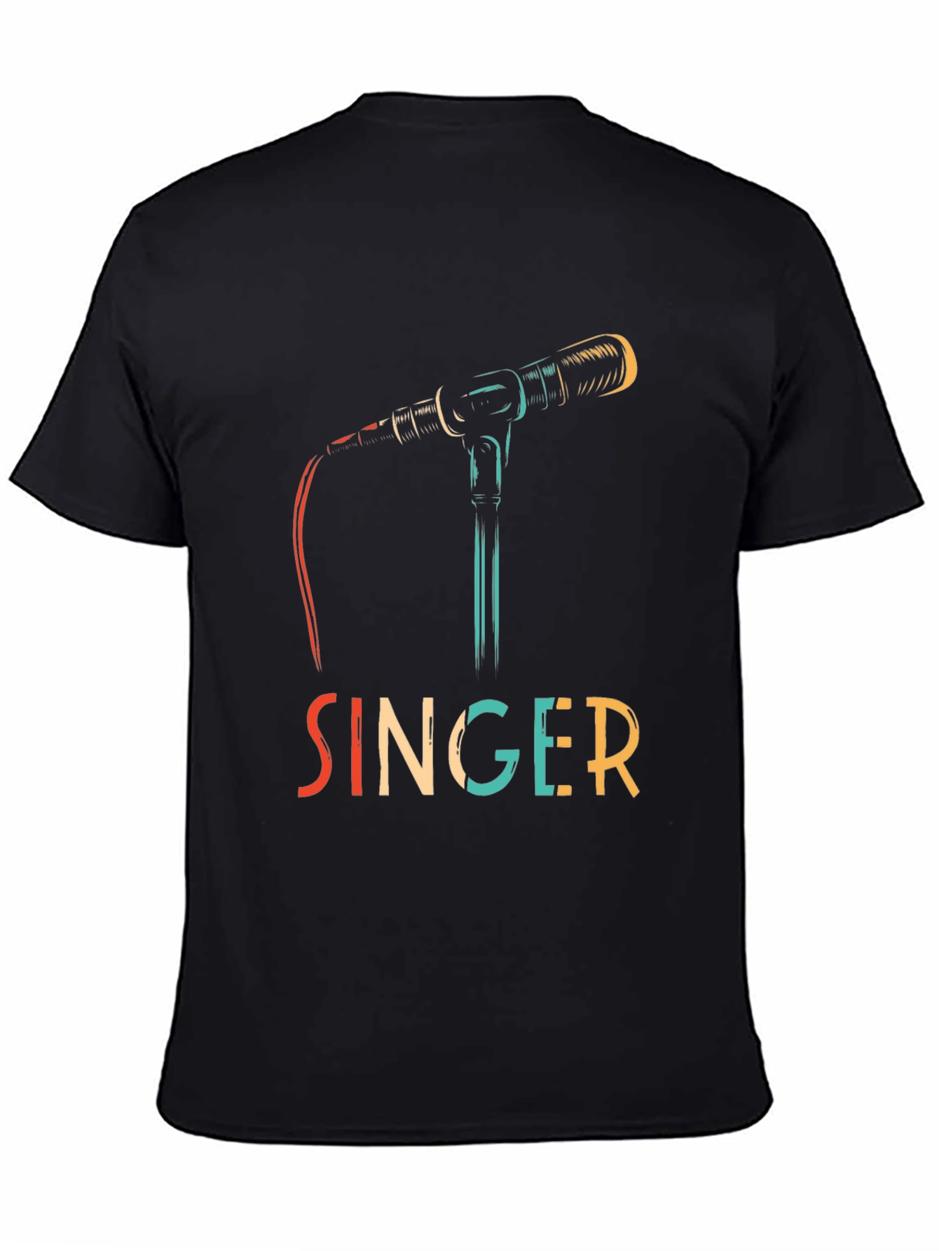 Singer Microphone Graphic Tee
