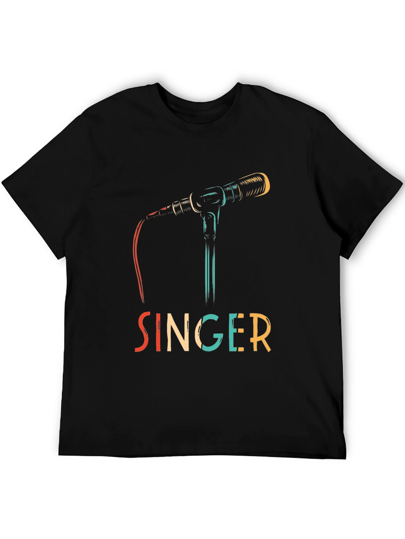 Singer Microphone Graphic Tee