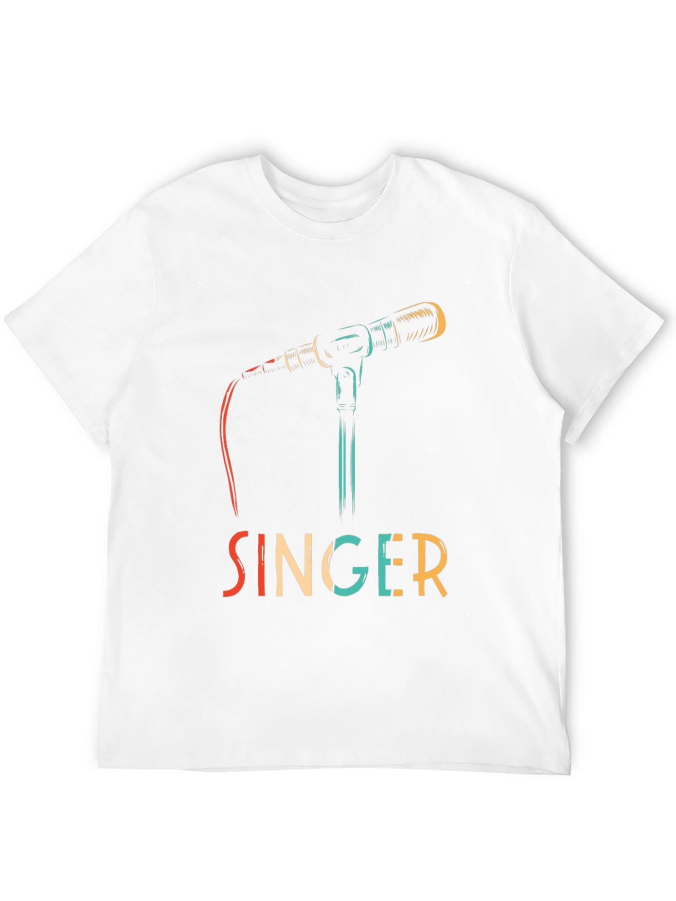 Singer Microphone Graphic Tee