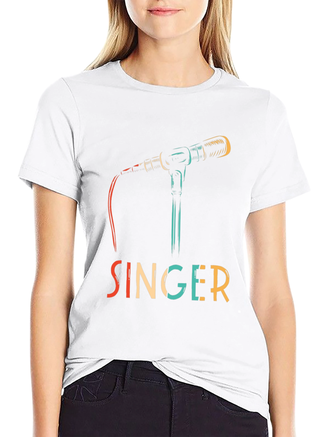 Singer Microphone Graphic Tee