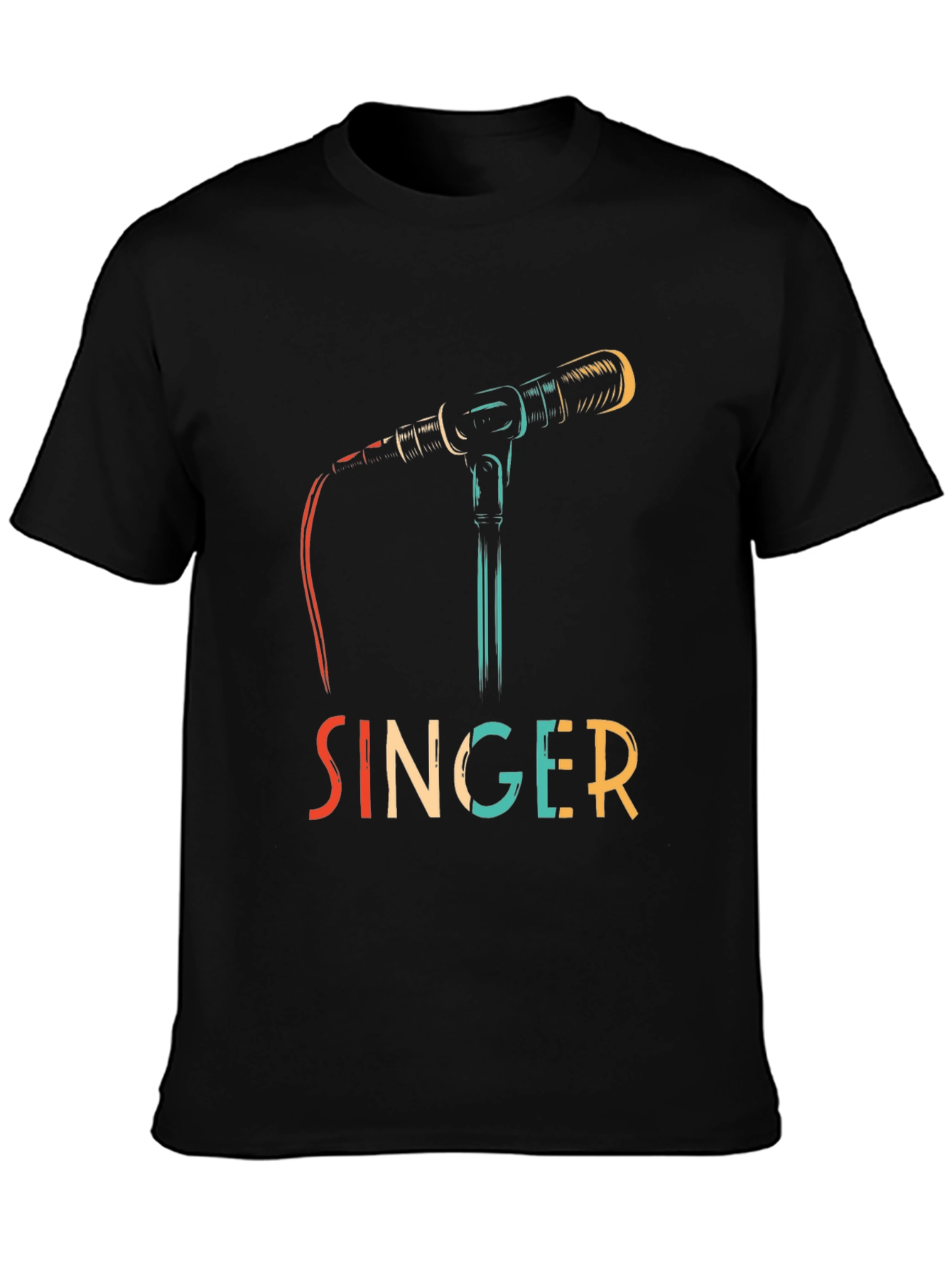 Singer Microphone Graphic Tee