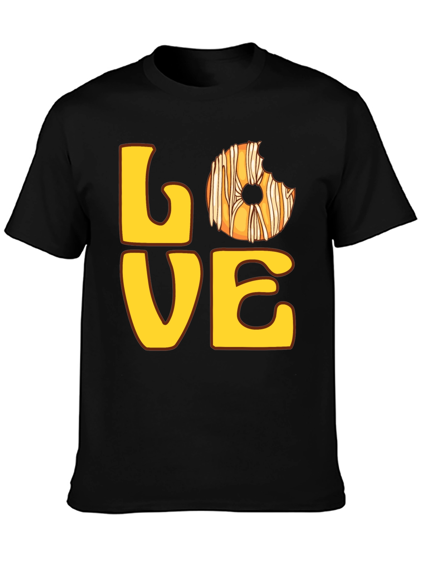Love Donut T-Shirt - Casual Graphic Tee