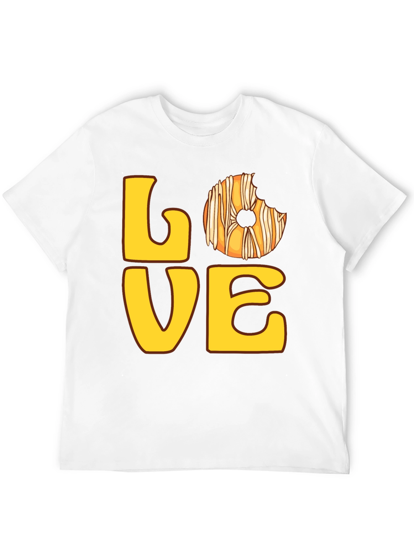 Love Donut T-Shirt - Casual Graphic Tee