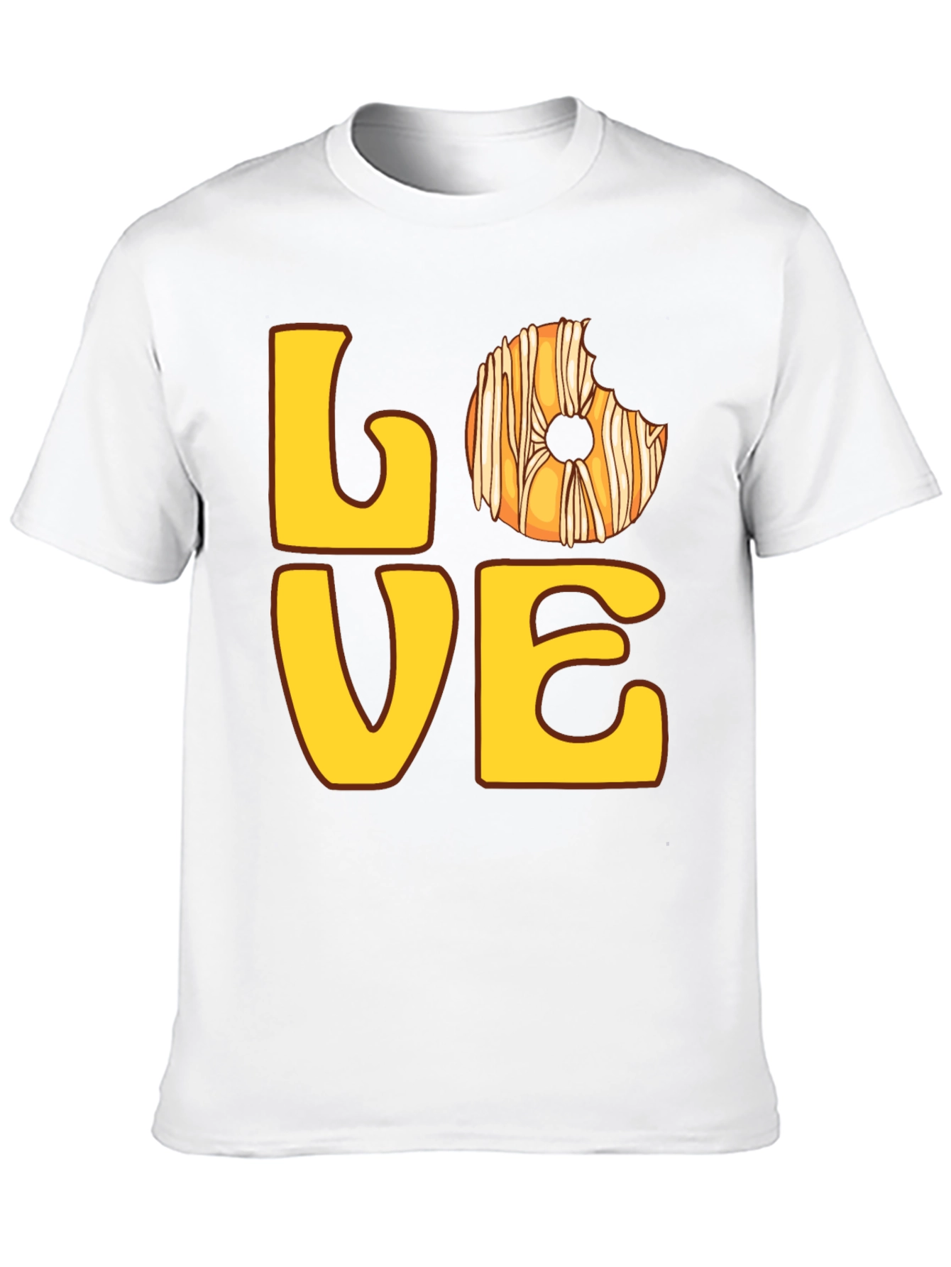 Love Donut T-Shirt - Casual Graphic Tee