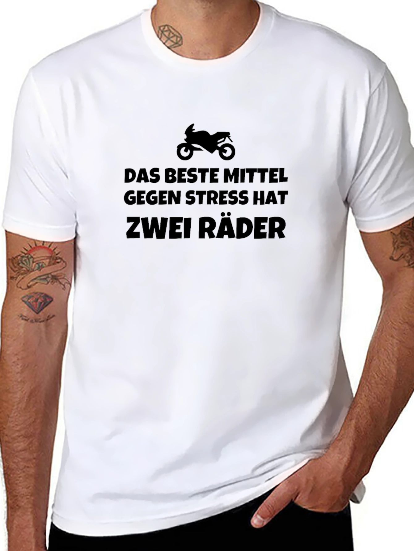 Motorcycle Stress Relief T-Shirt - Das Beste Mittel