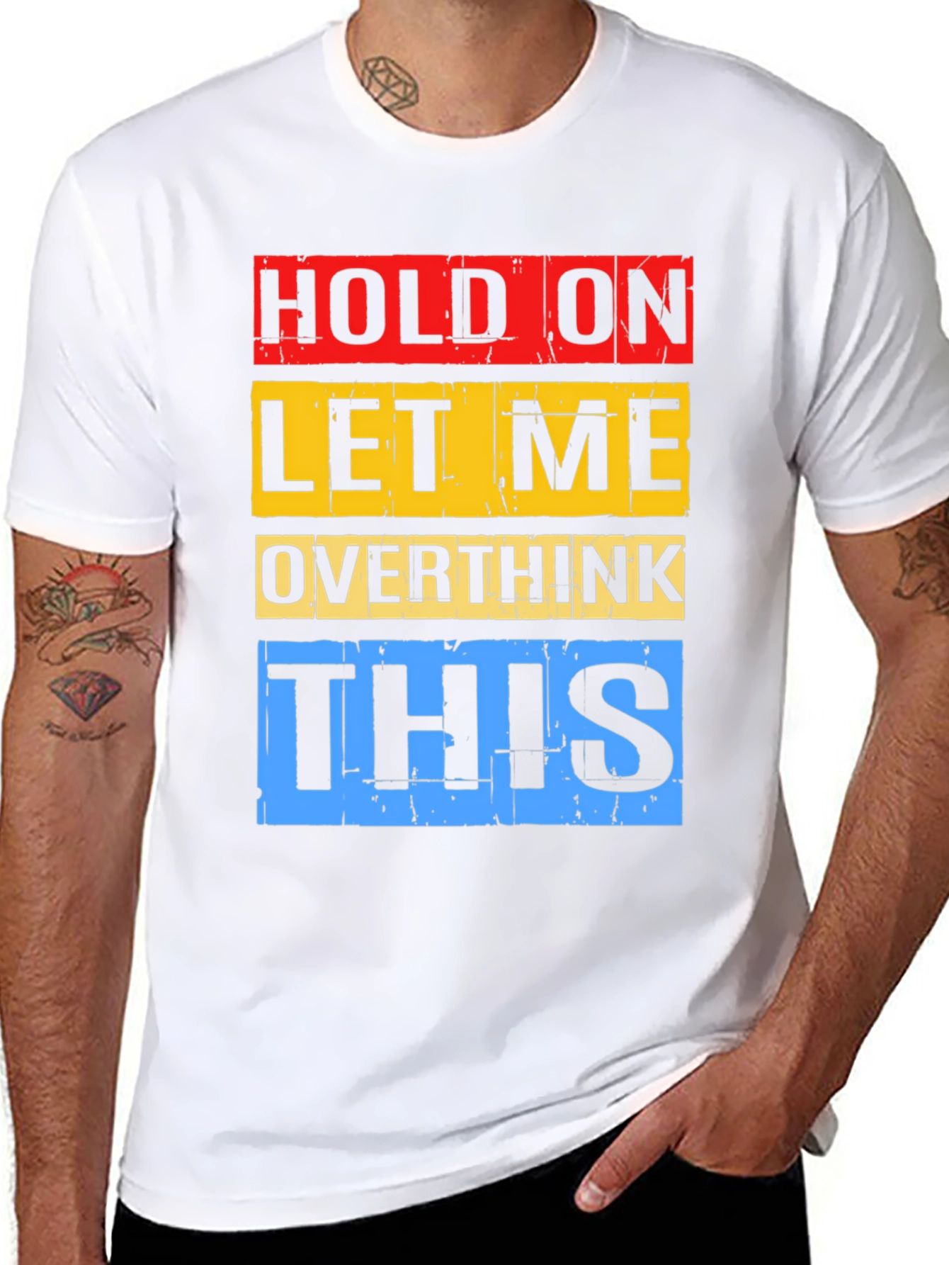 Hold On Overthink Graphic T-Shirt