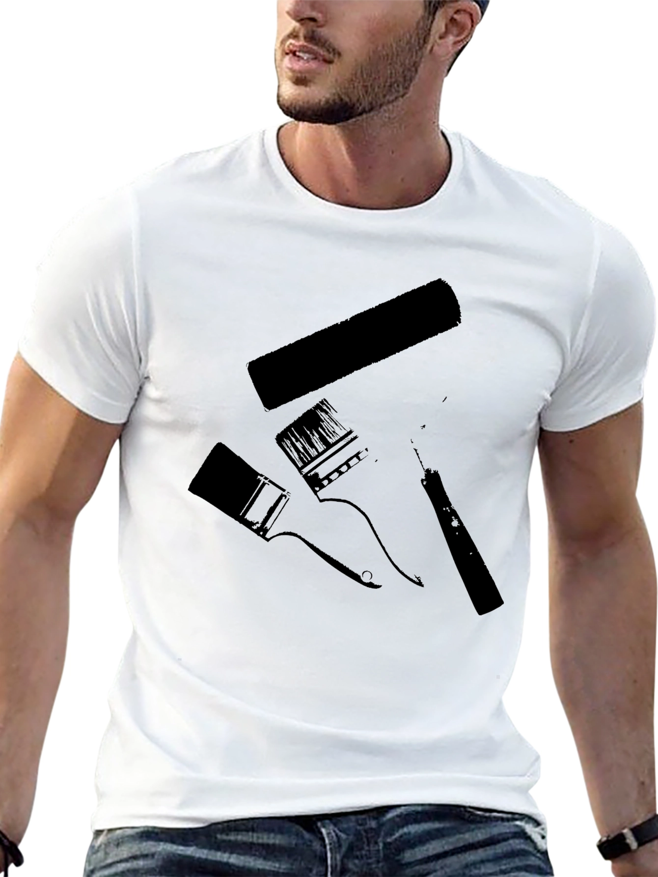 Painters Tool Tee - Black Graphic T-Shirt