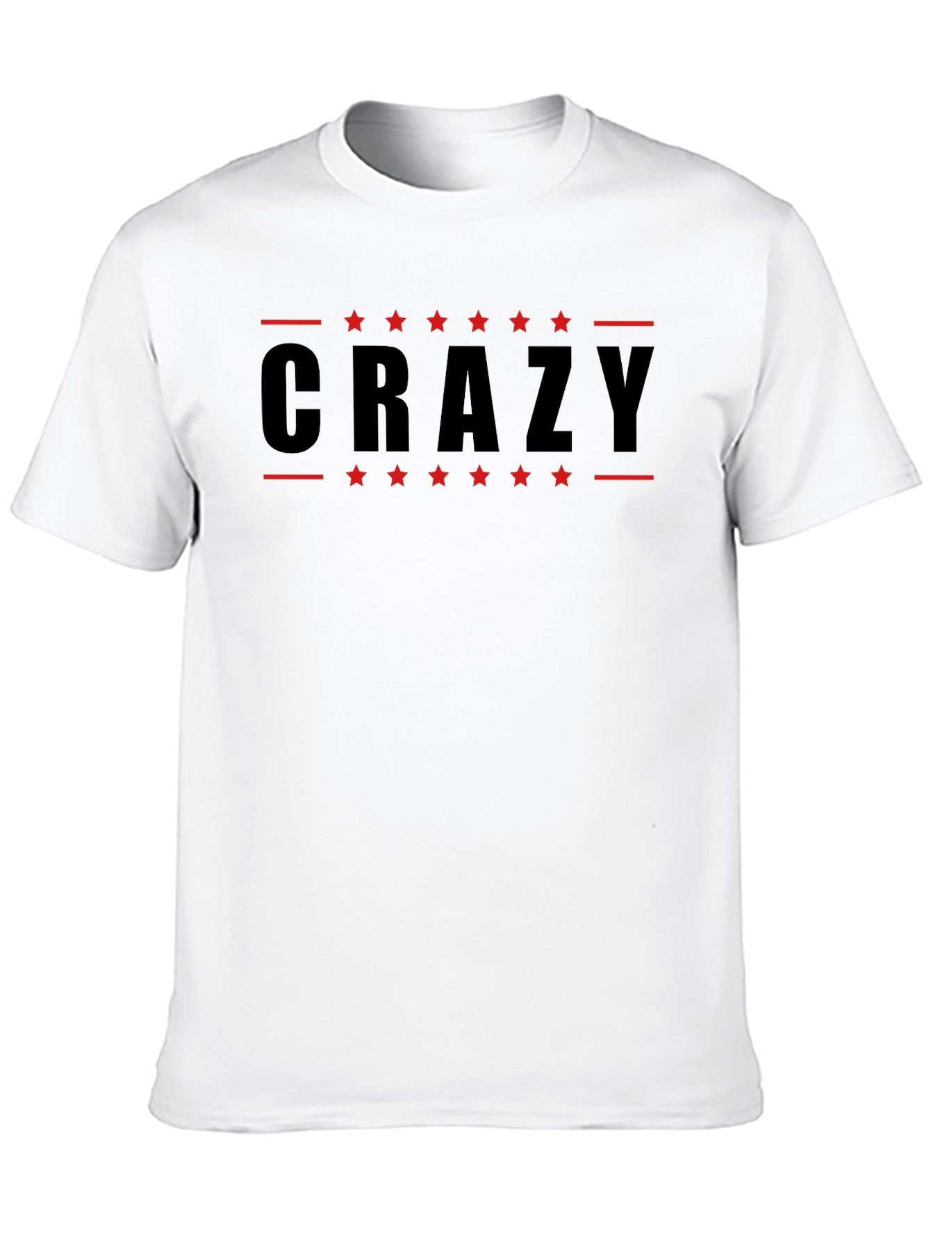 Crazy Graphic Black T-Shirt