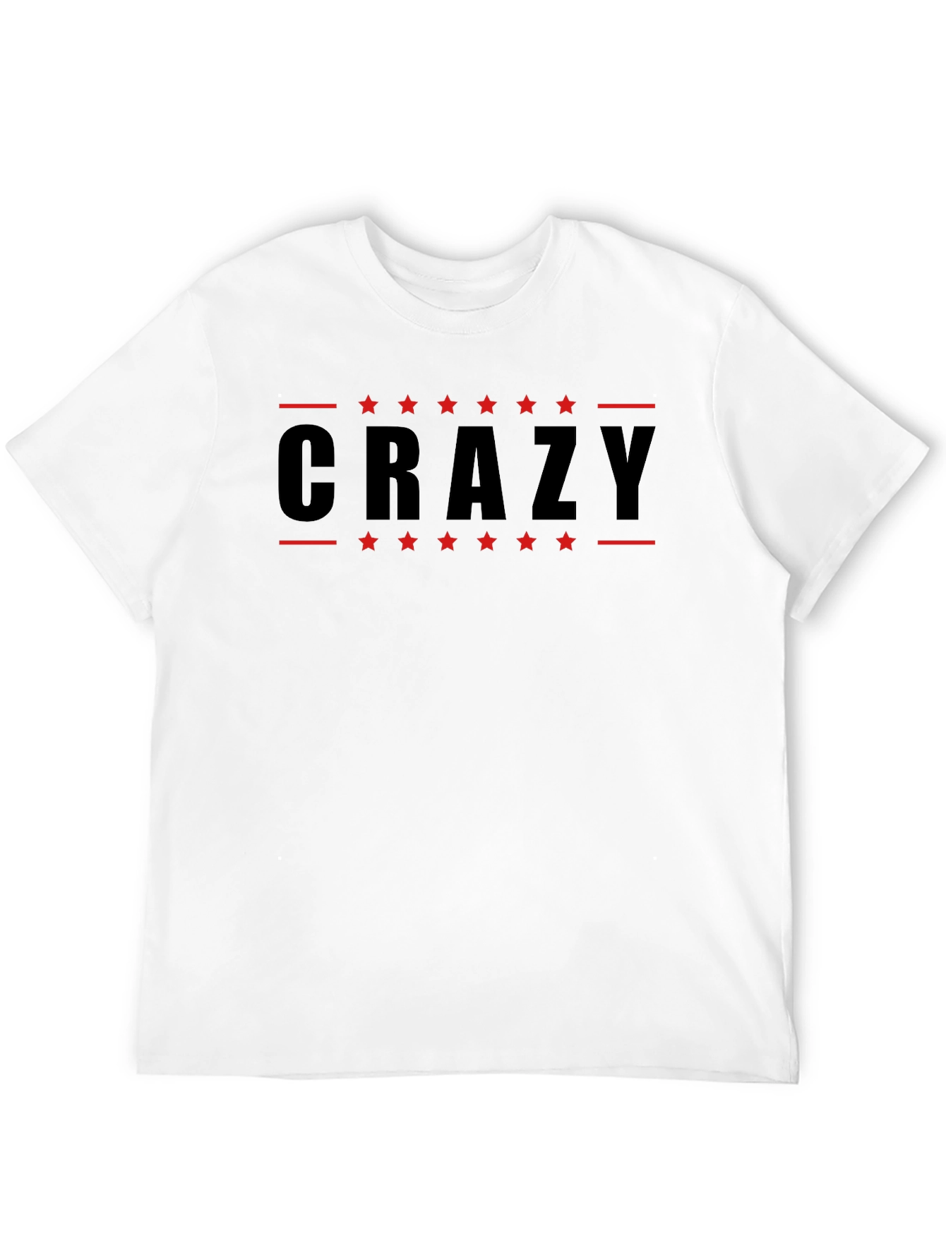 Crazy Graphic Black T-Shirt