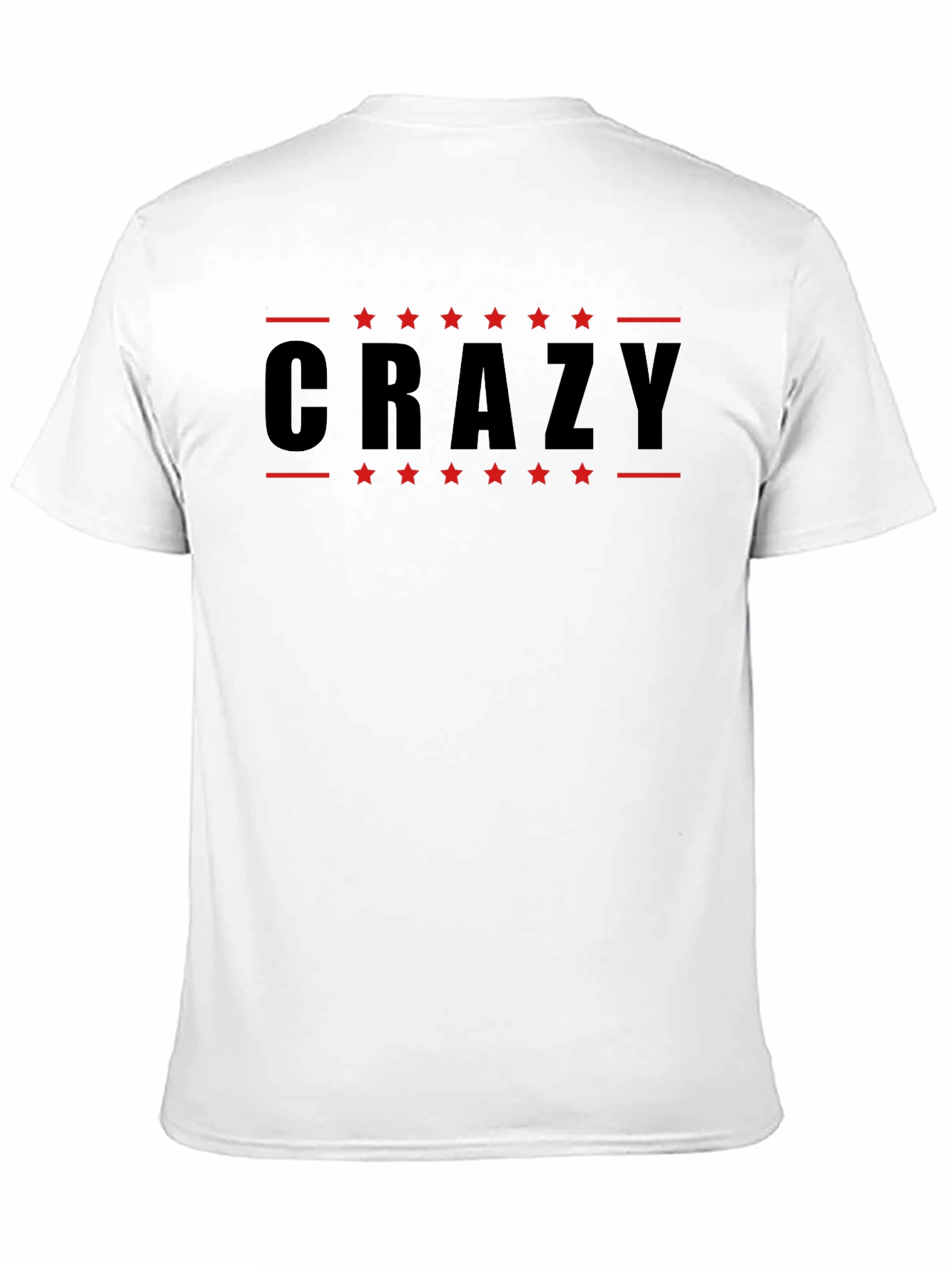 Crazy Graphic Black T-Shirt