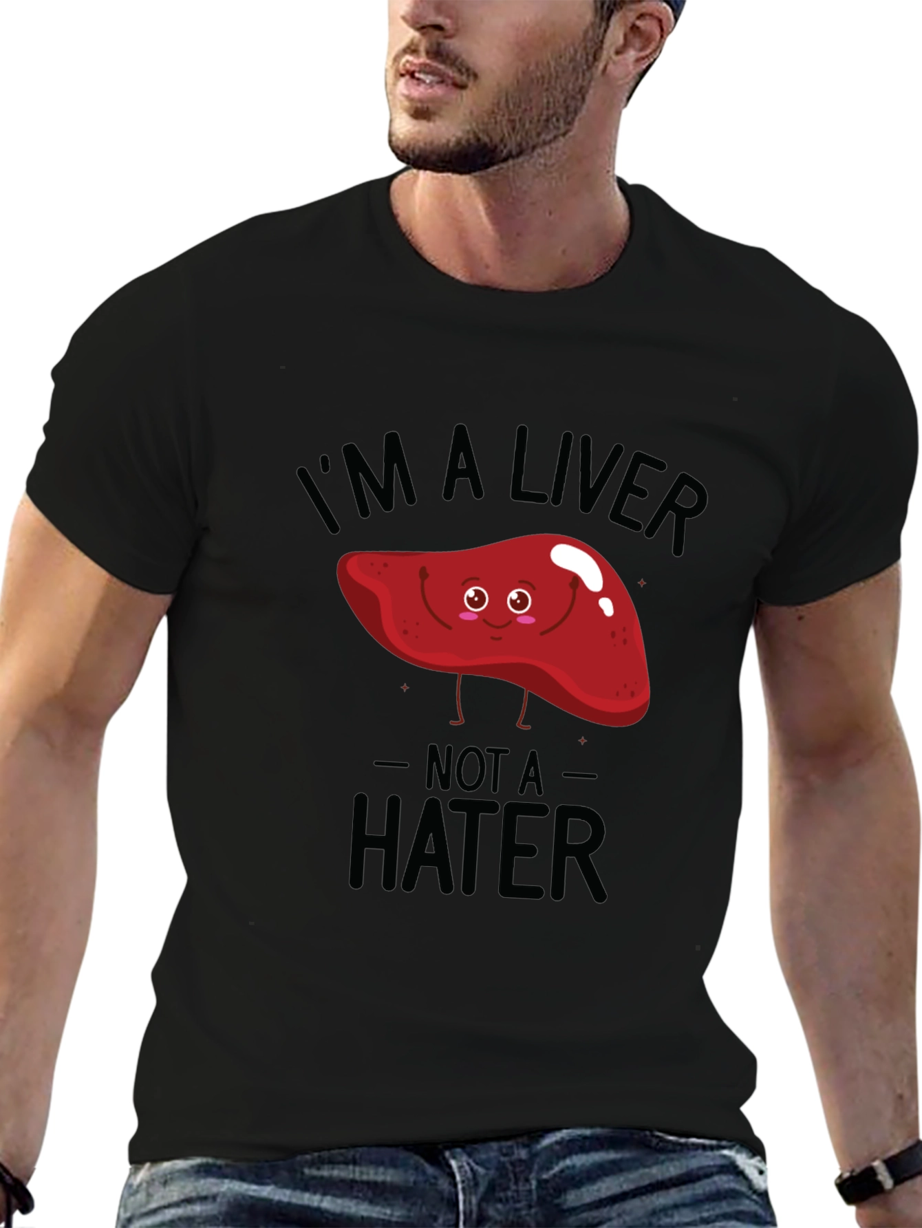 Im A Liver Not A Hater Black T-Shirt