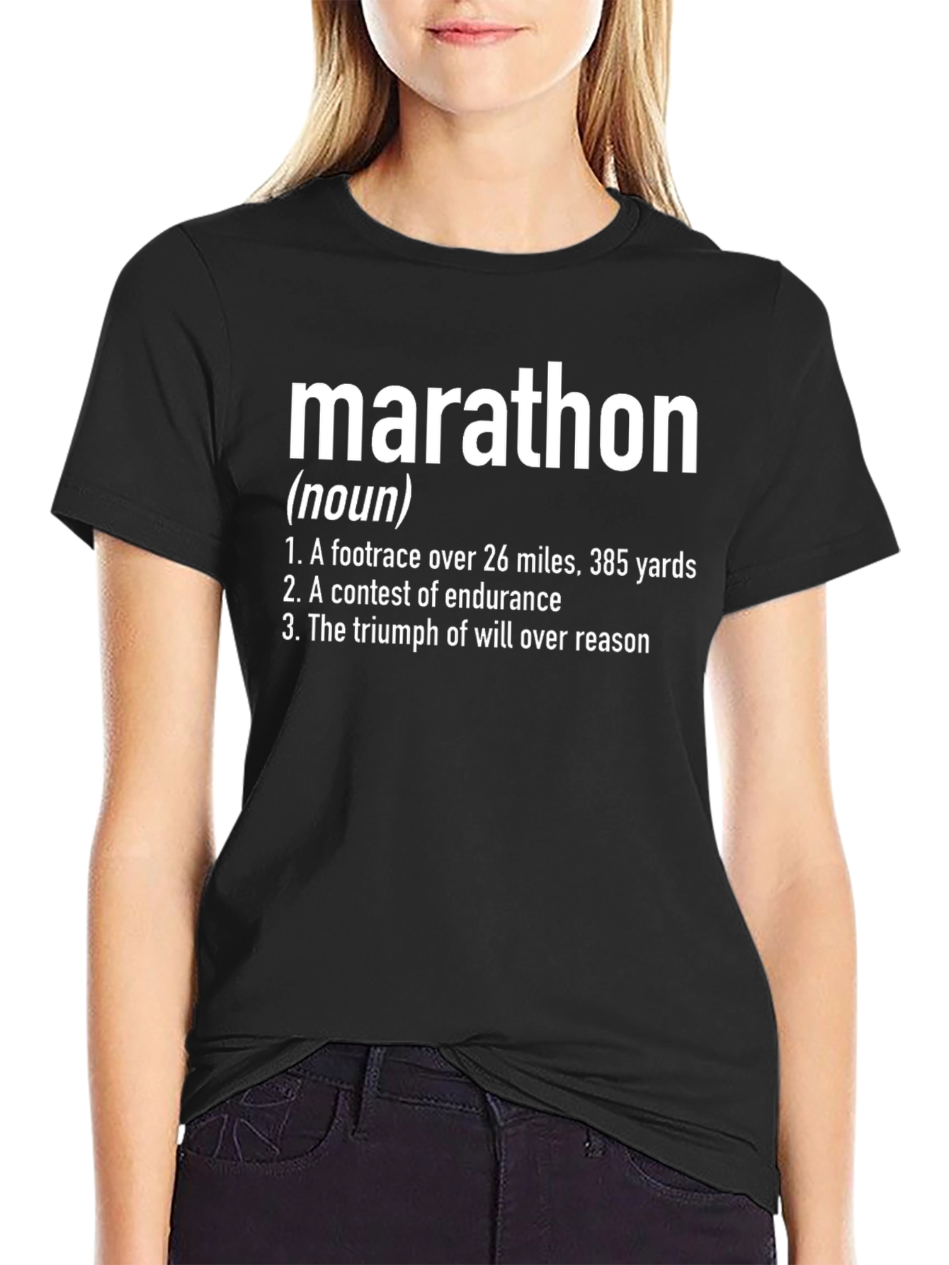 Marathon Definition Graphic T-Shirt