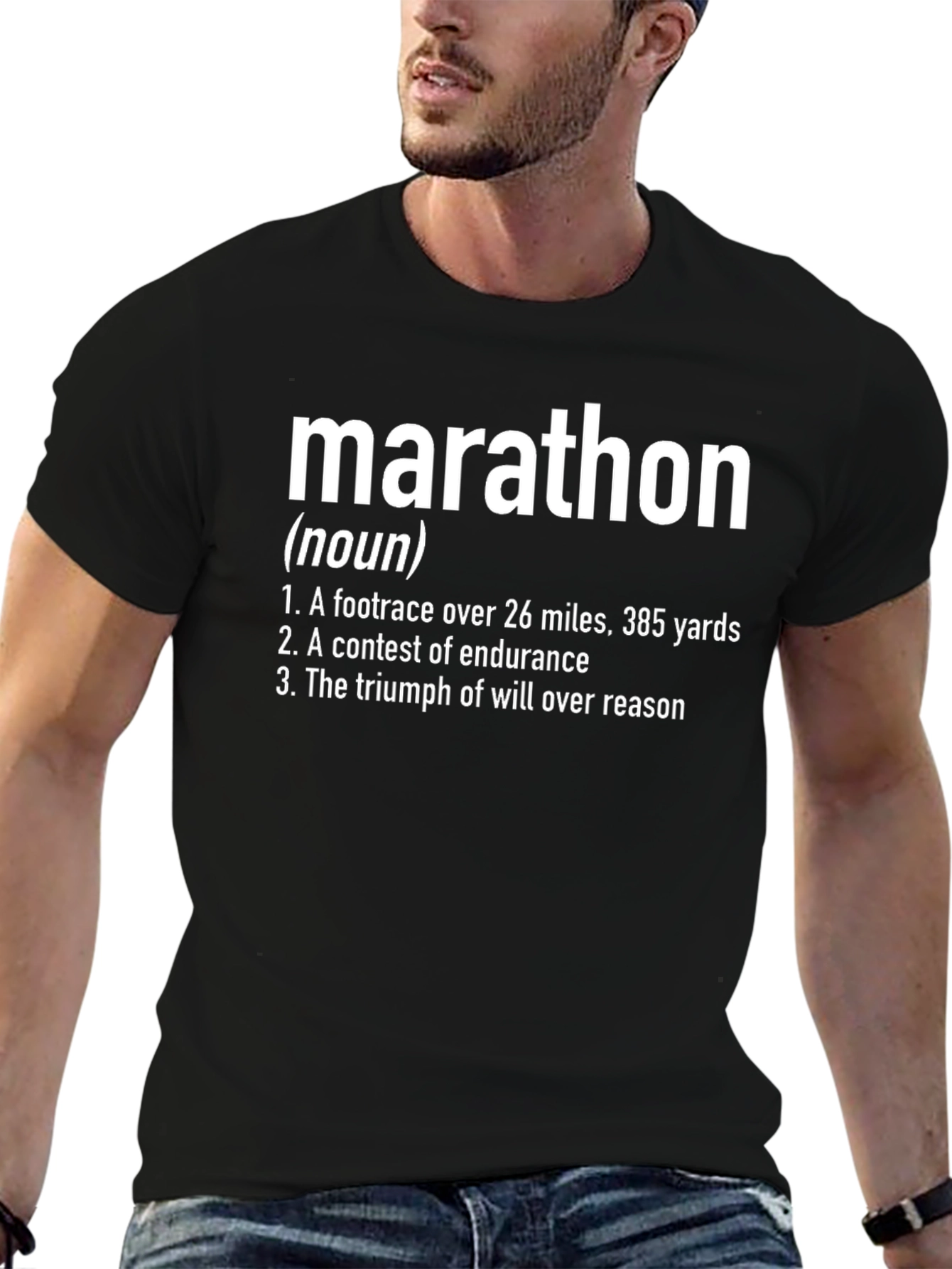 Marathon Definition Graphic T-Shirt