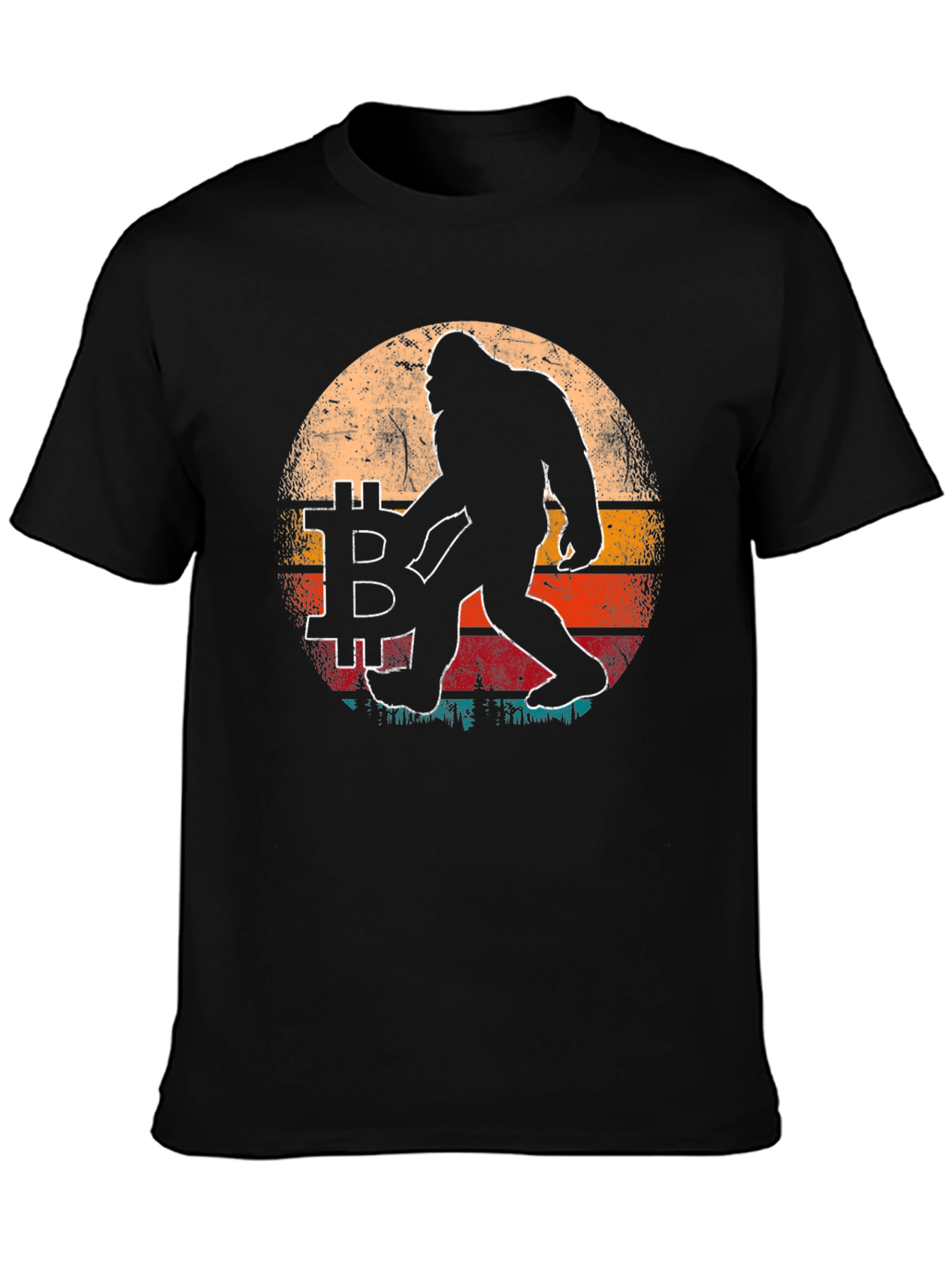 Bitcoin Crypto Bigfoot T-Shirt