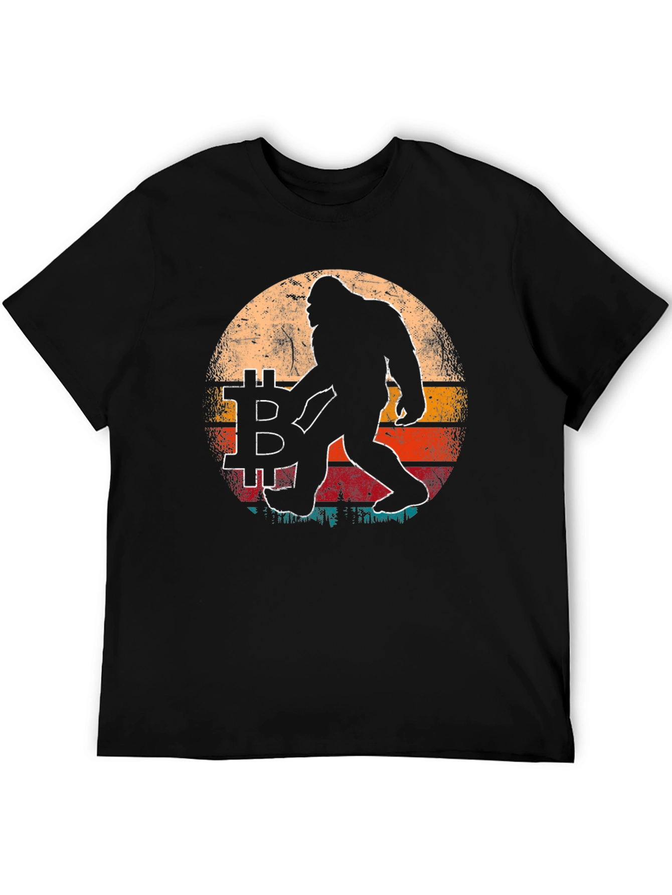 Bitcoin Crypto Bigfoot T-Shirt