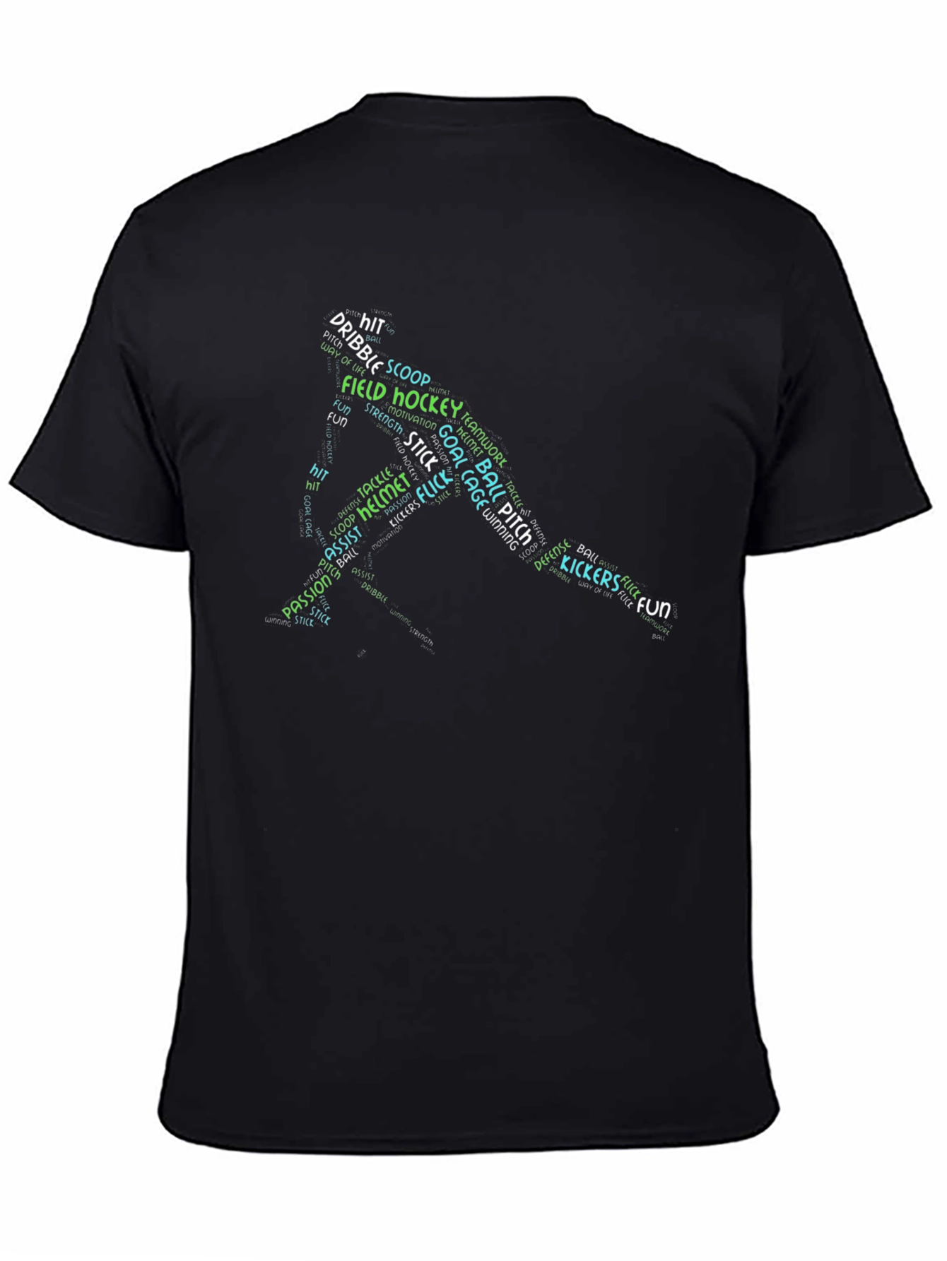 Field Hockey Word Art T-Shirt