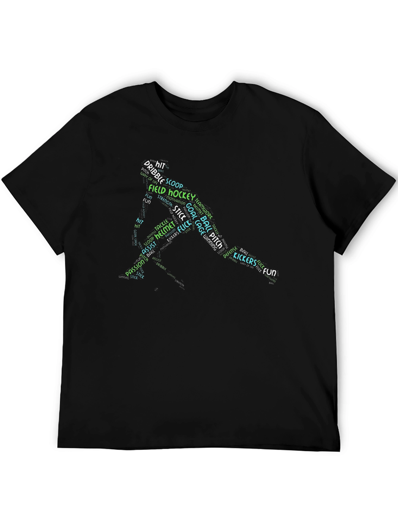 Field Hockey Word Art T-Shirt