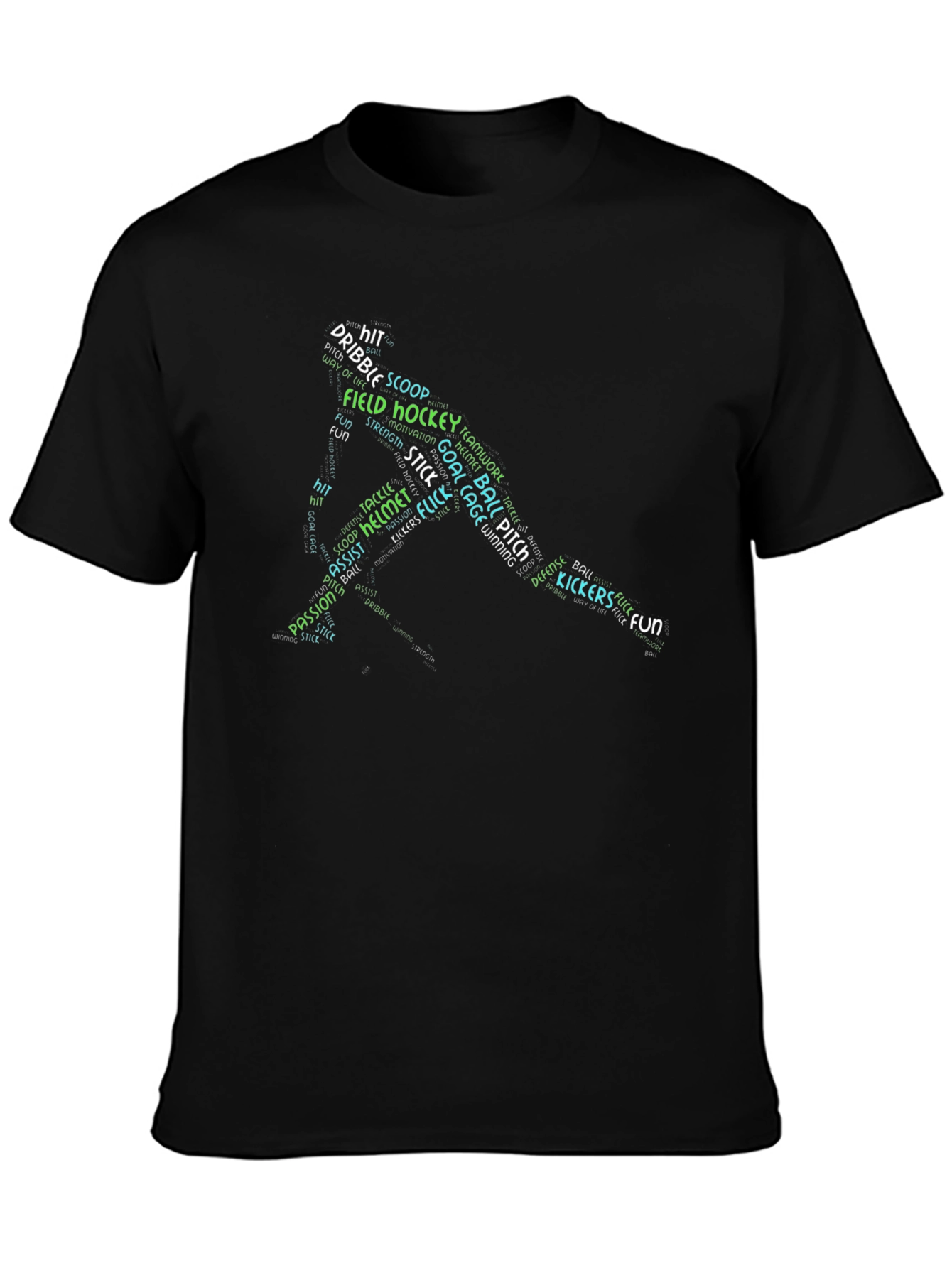 Field Hockey Word Art T-Shirt