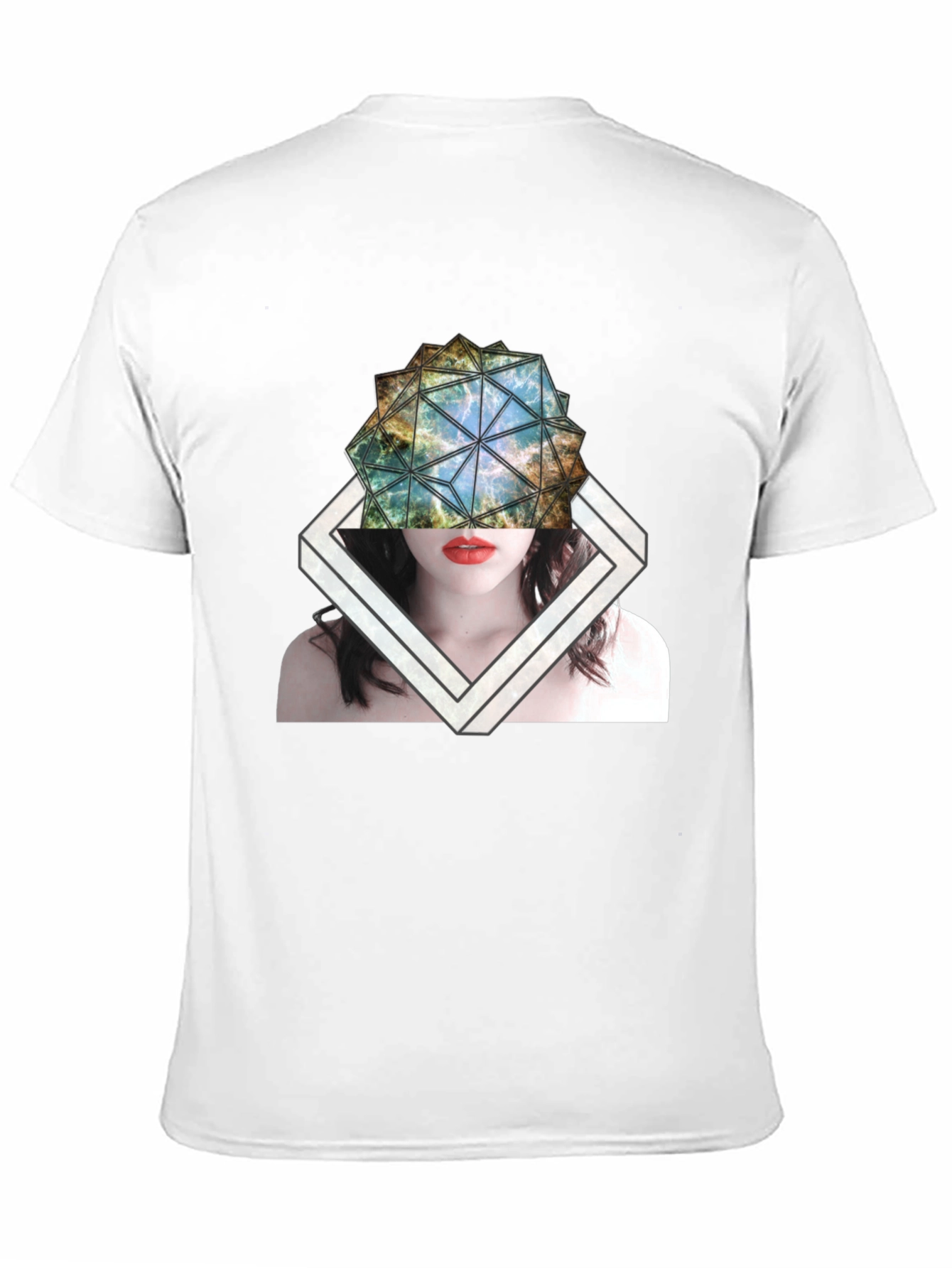 Abstract Geometric Graphic T-Shirt