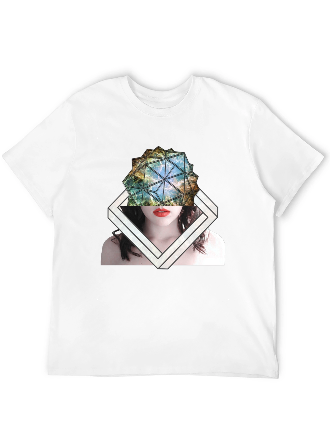 Abstract Geometric Graphic T-Shirt