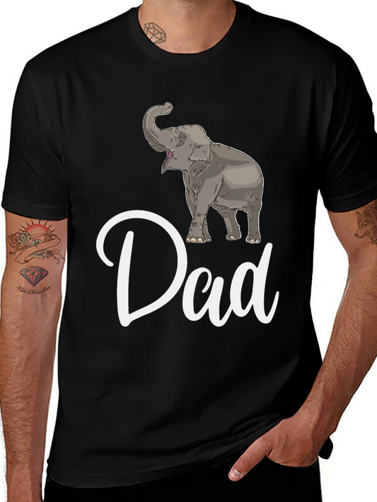 Elephant Dad T-Shirt - Cute Fathers Day Gift