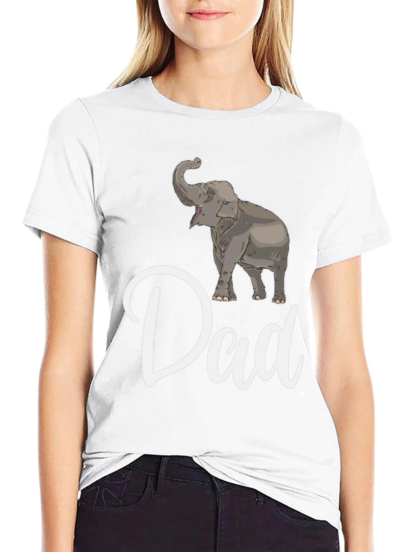 Elephant Dad T-Shirt - Cute Fathers Day Gift