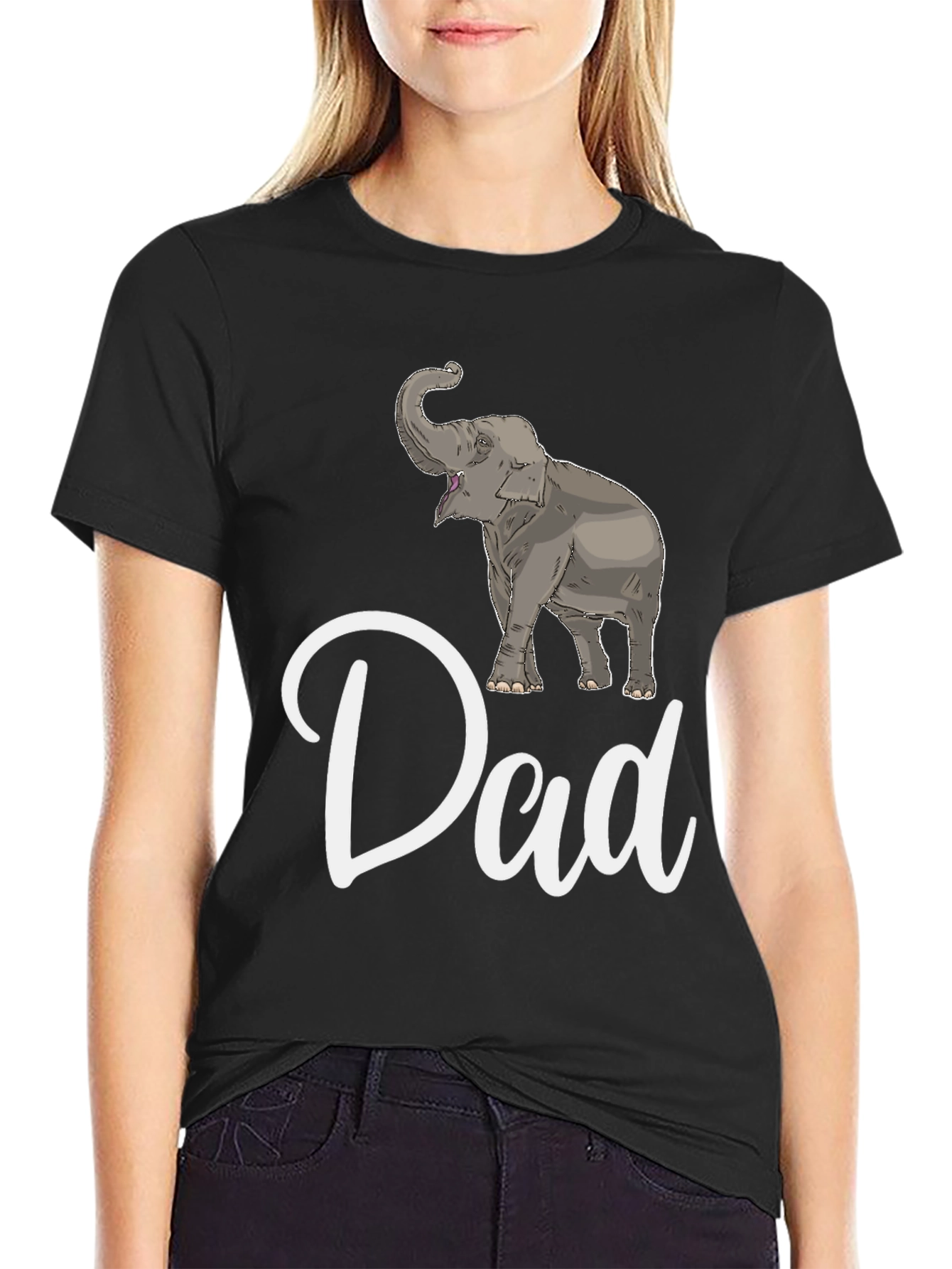 Elephant Dad T-Shirt - Cute Fathers Day Gift
