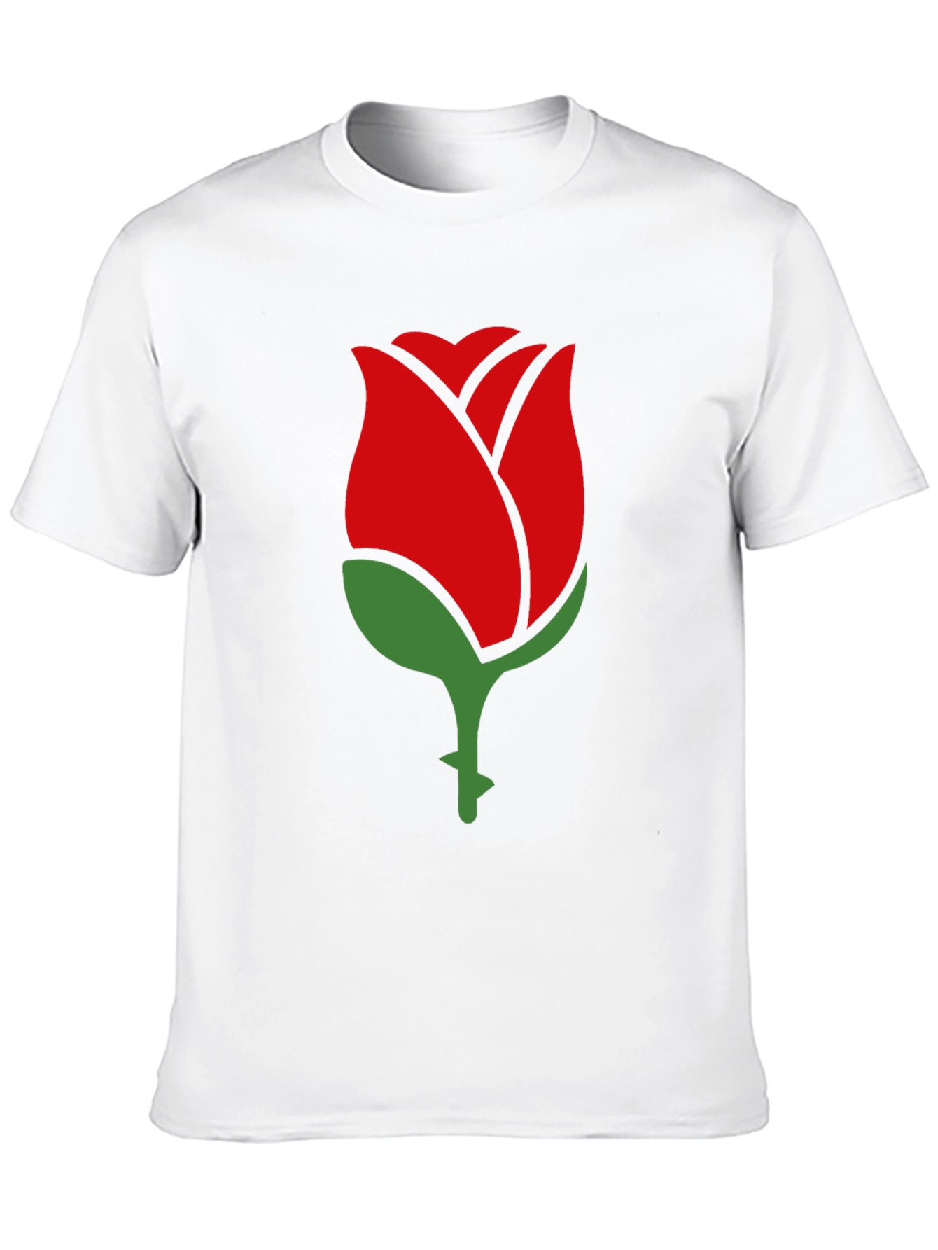 Rose Graphic Tee - Classic Black T-Shirt