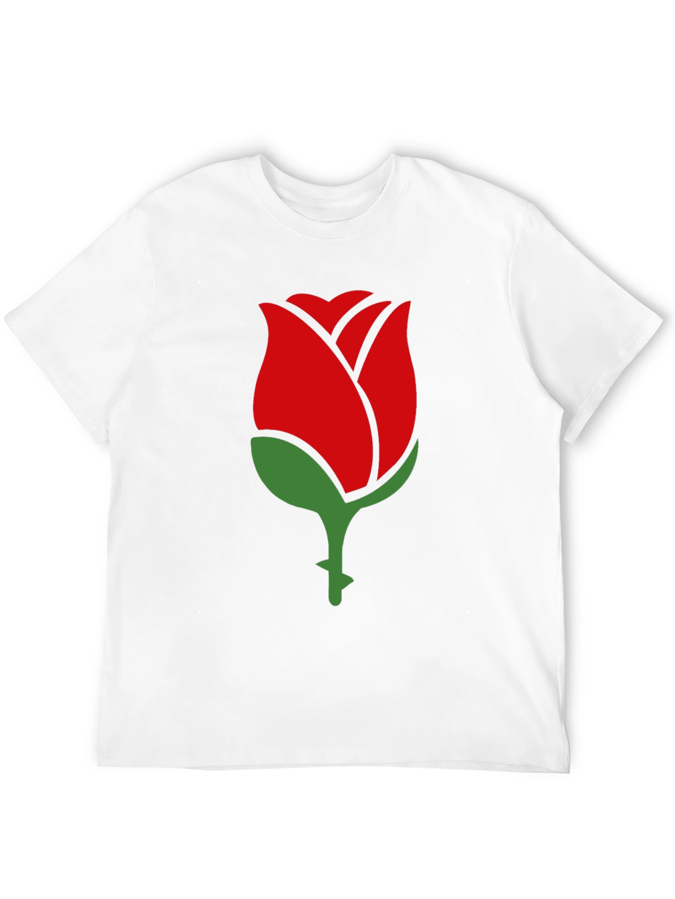 Rose Graphic Tee - Classic Black T-Shirt