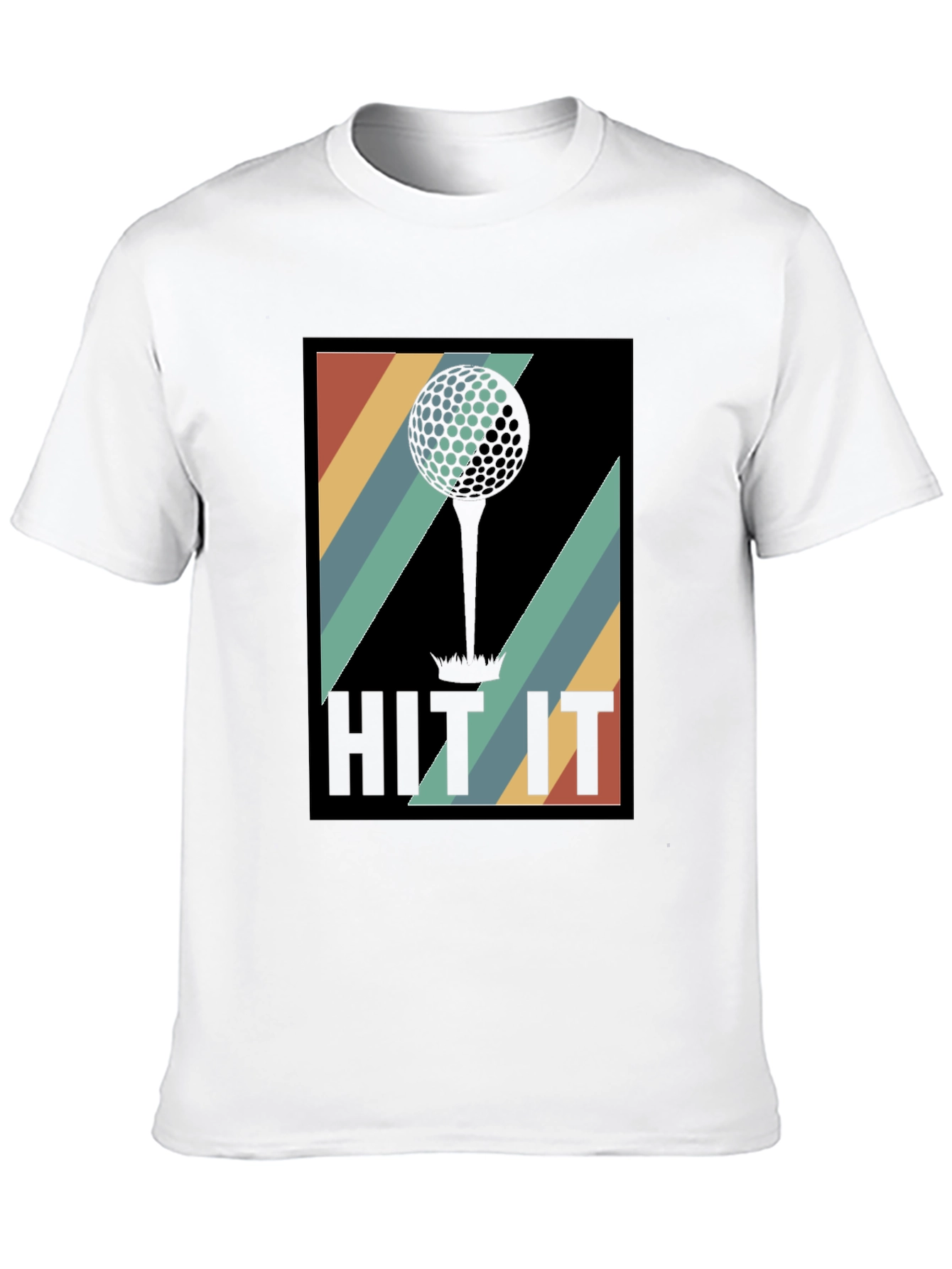 Retro Golf Ball Tee T-Shirt - Hit It!