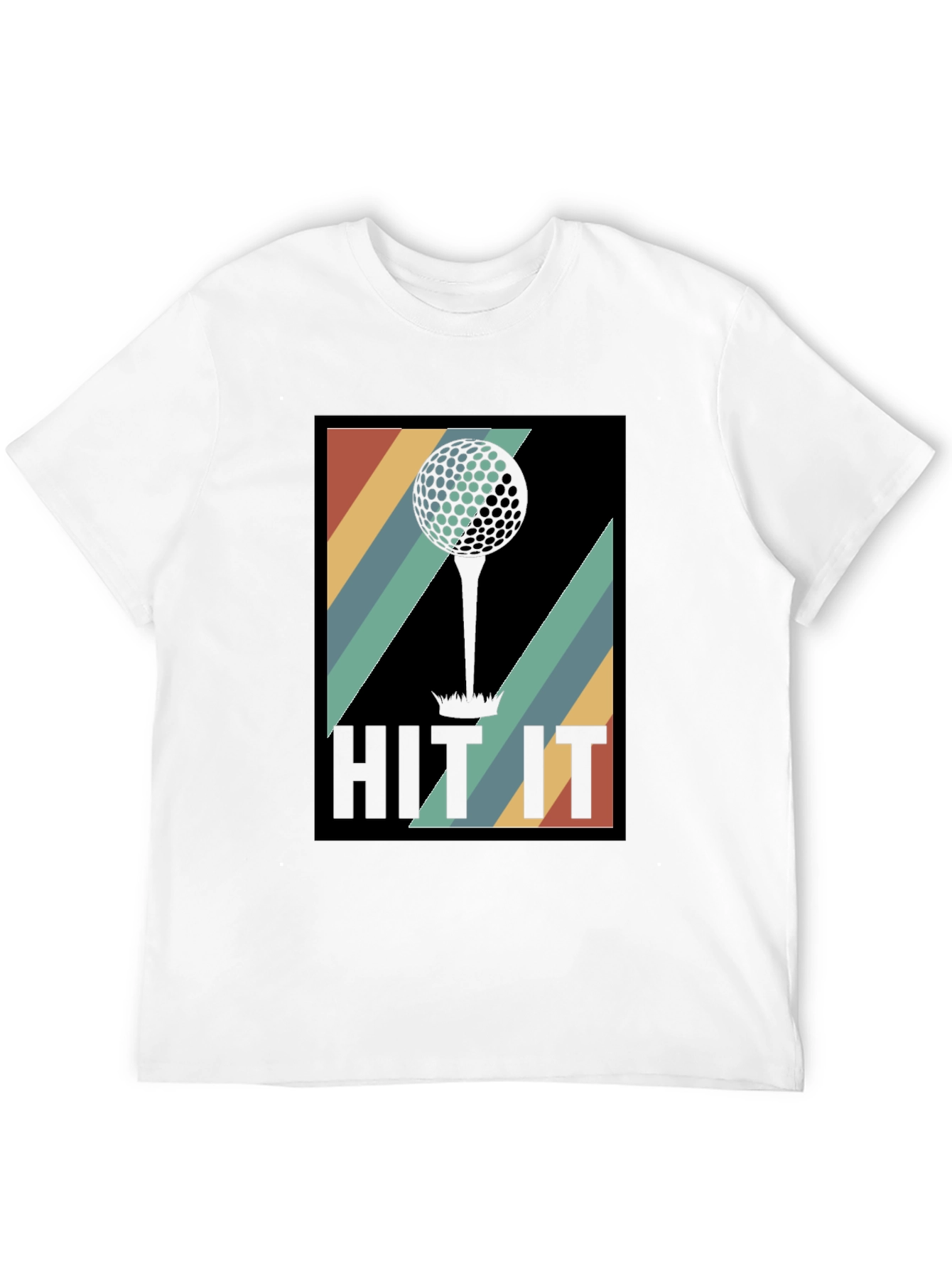 Retro Golf Ball Tee T-Shirt - Hit It!