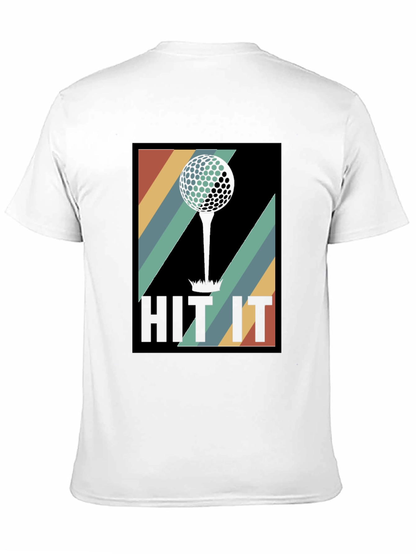 Retro Golf Ball Tee T-Shirt - Hit It!