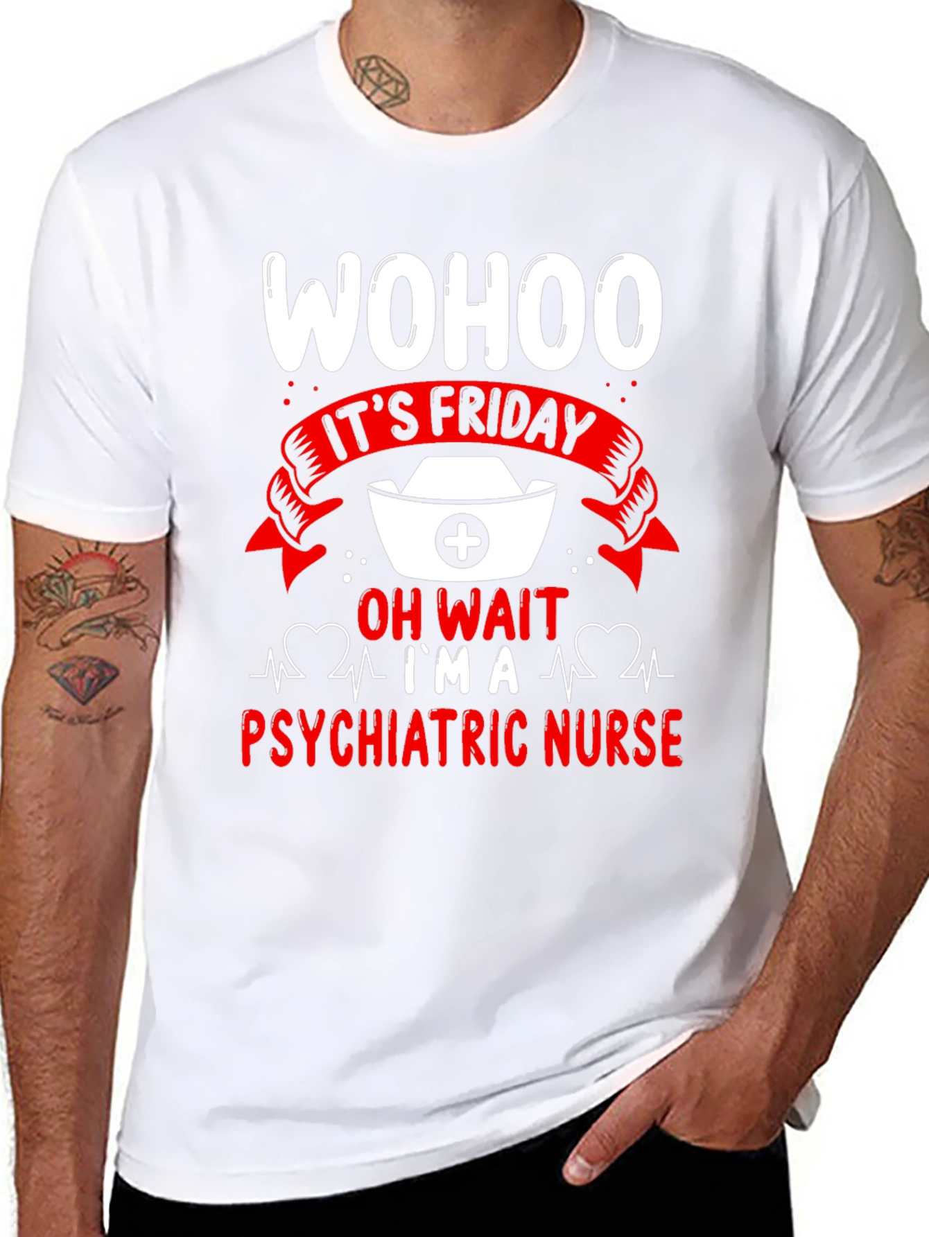 Funny Psychiatric Nurse Friday T-Shirt