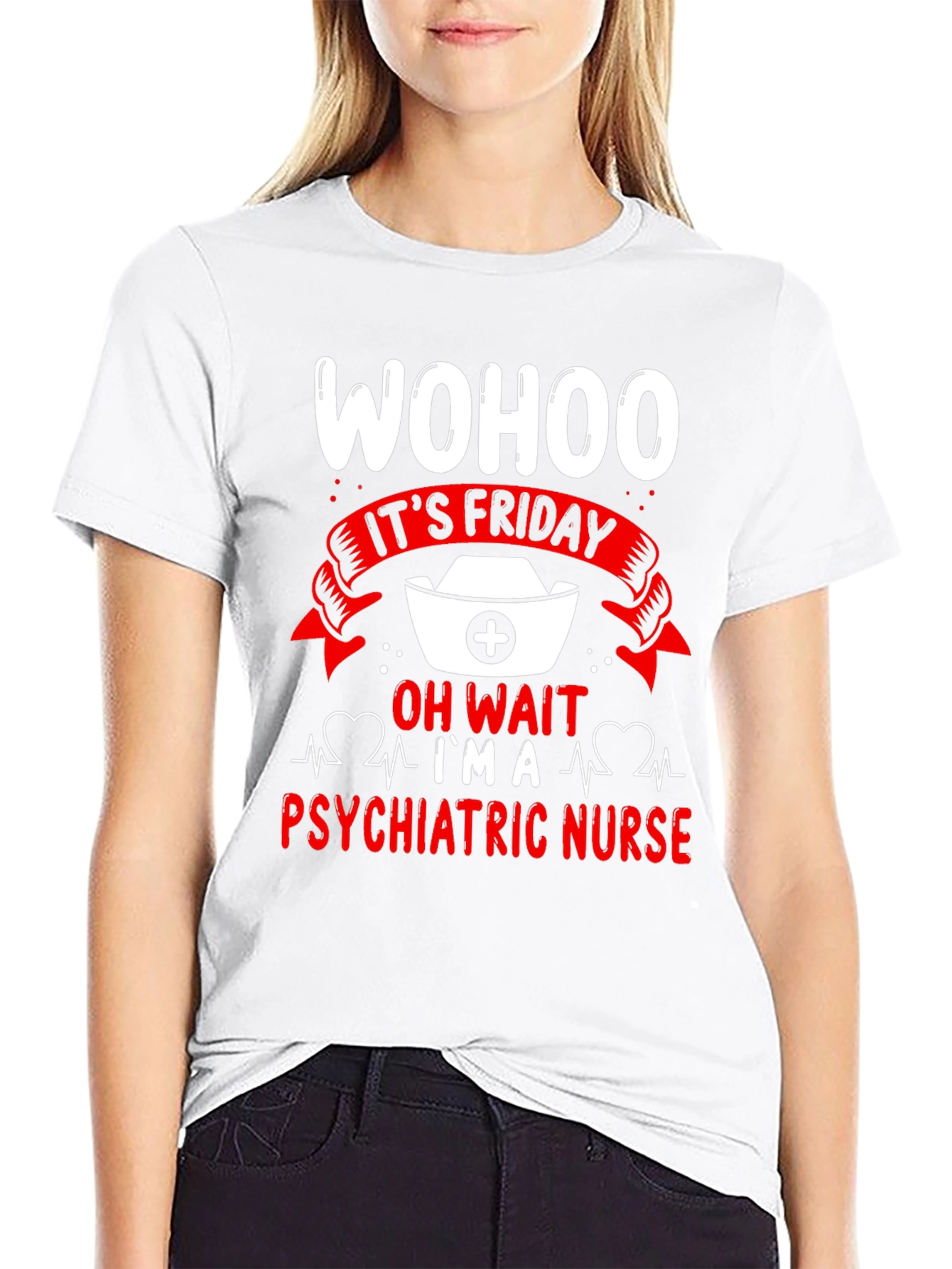 Funny Psychiatric Nurse Friday T-Shirt